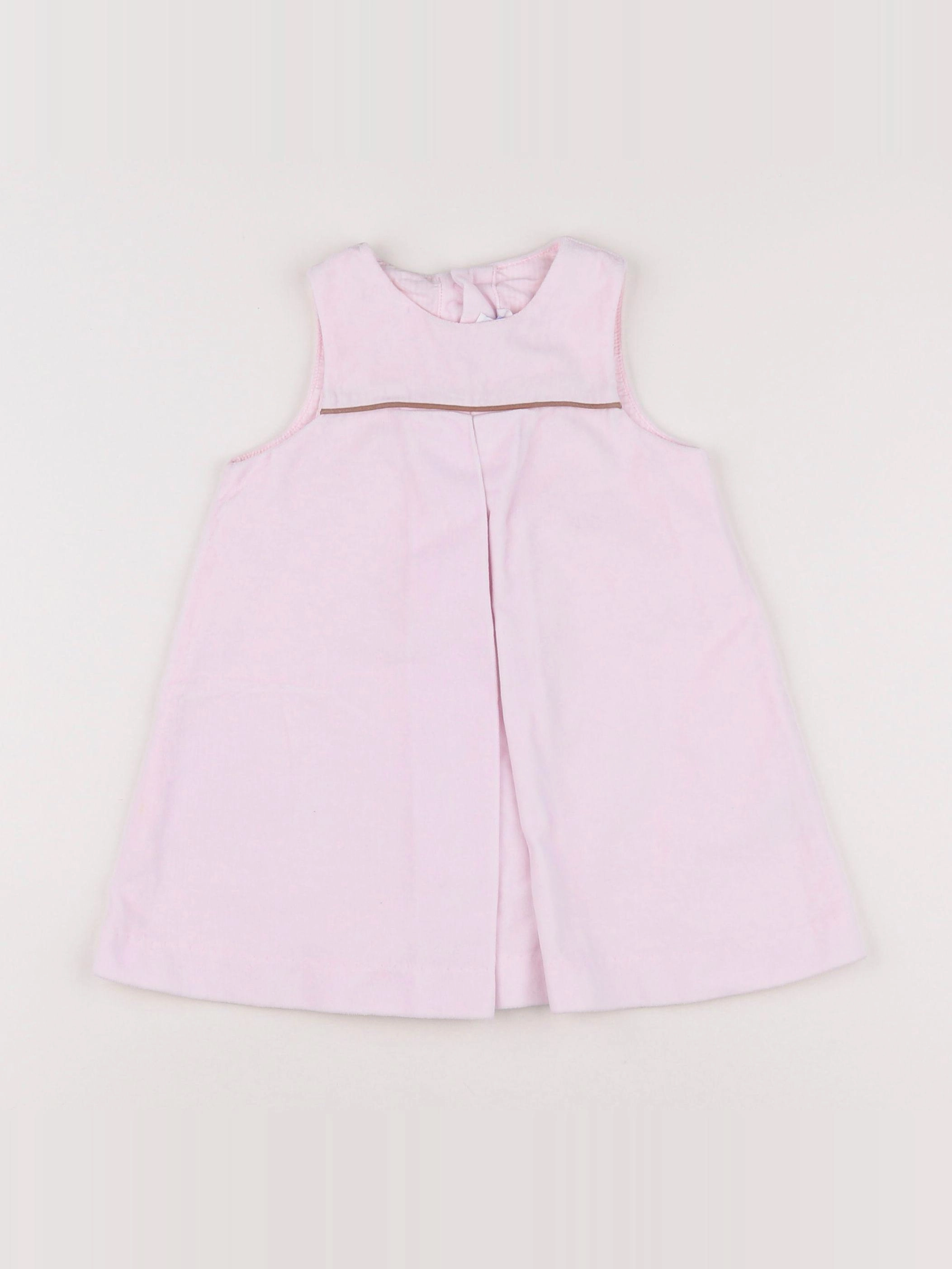 Jacadi - robe rose - 12 mois