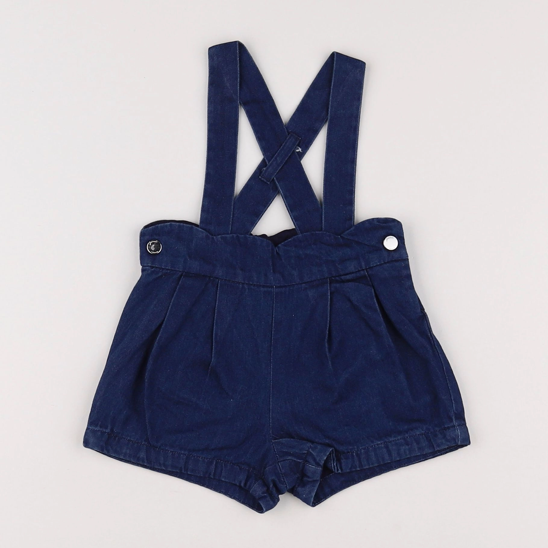 Jacadi - short doublé bleu - 6 mois