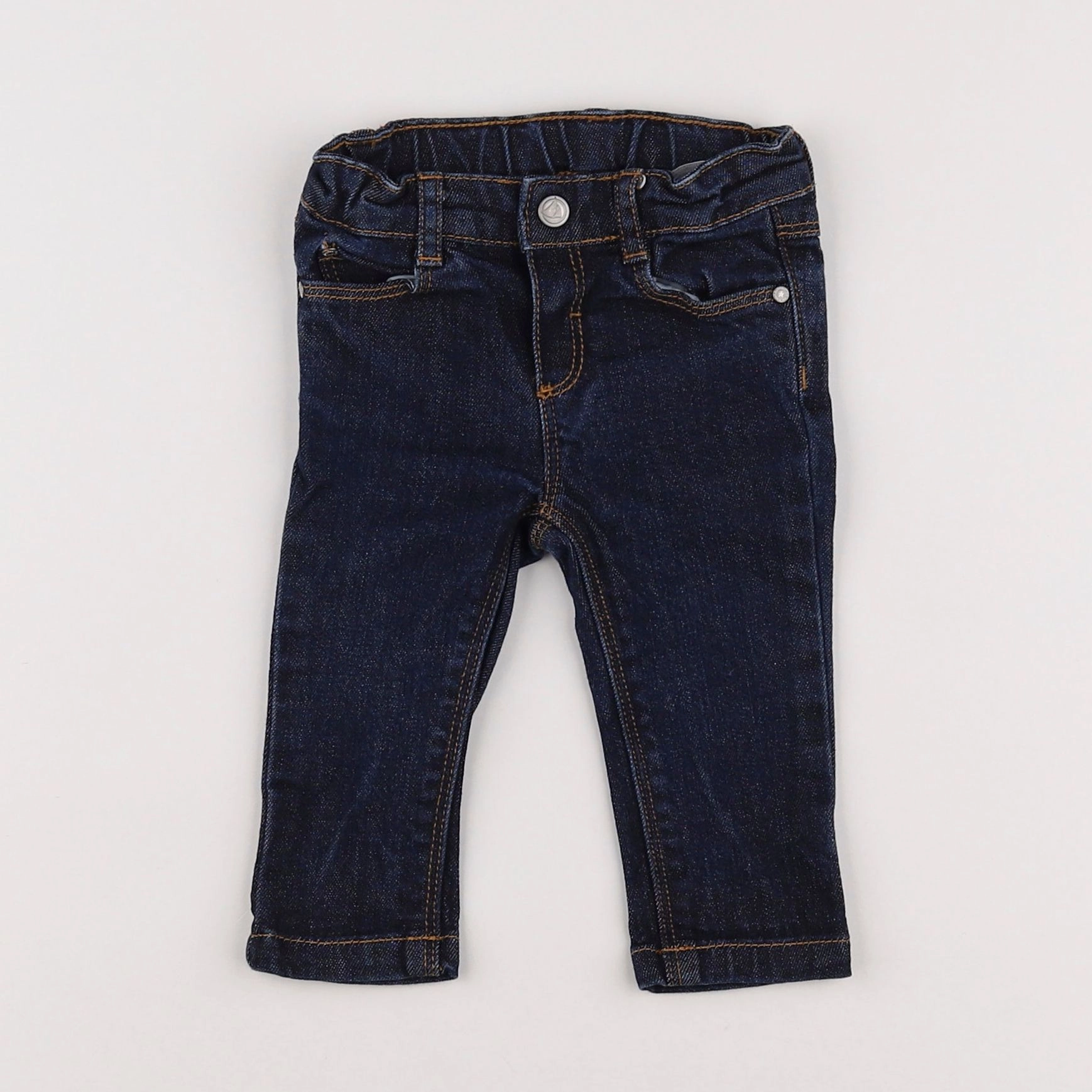 Petit Bateau - jean bleu - 6 mois