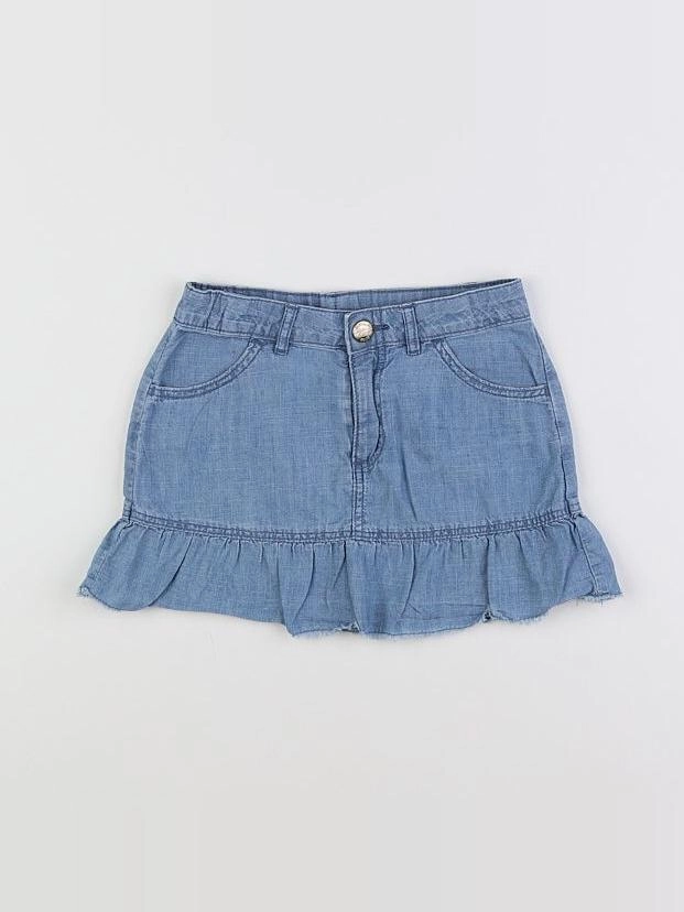 H&M - jupe bleu - 4/5 ans