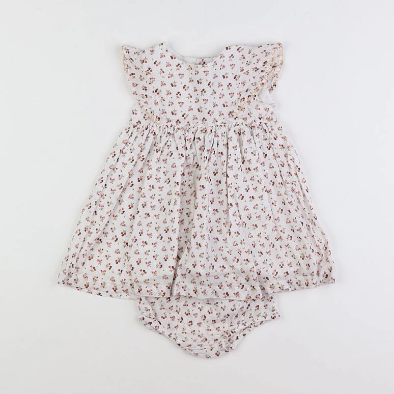Boutchou - robe blanc - 9 mois