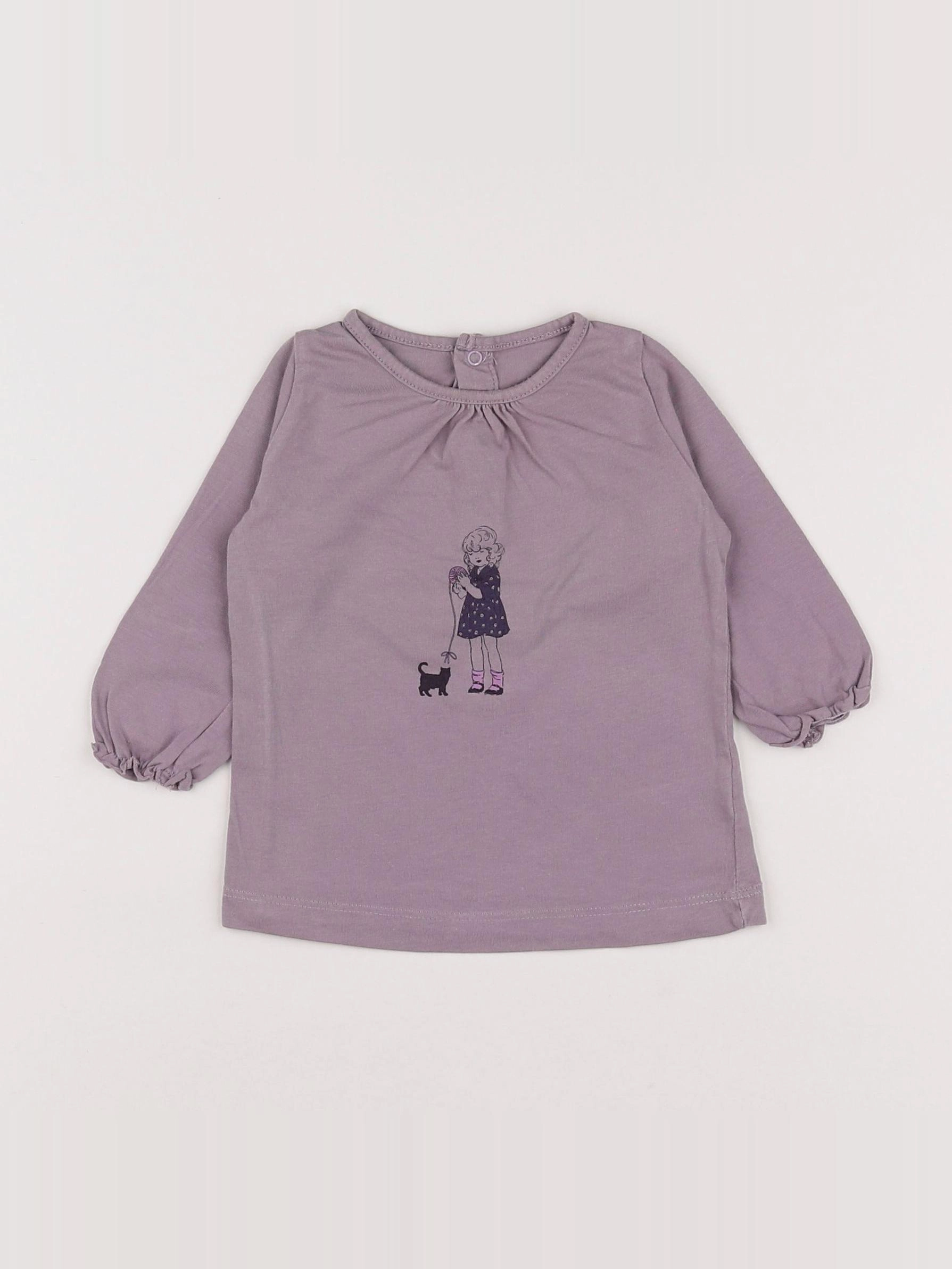 Boutchou - robe violet - 9 mois