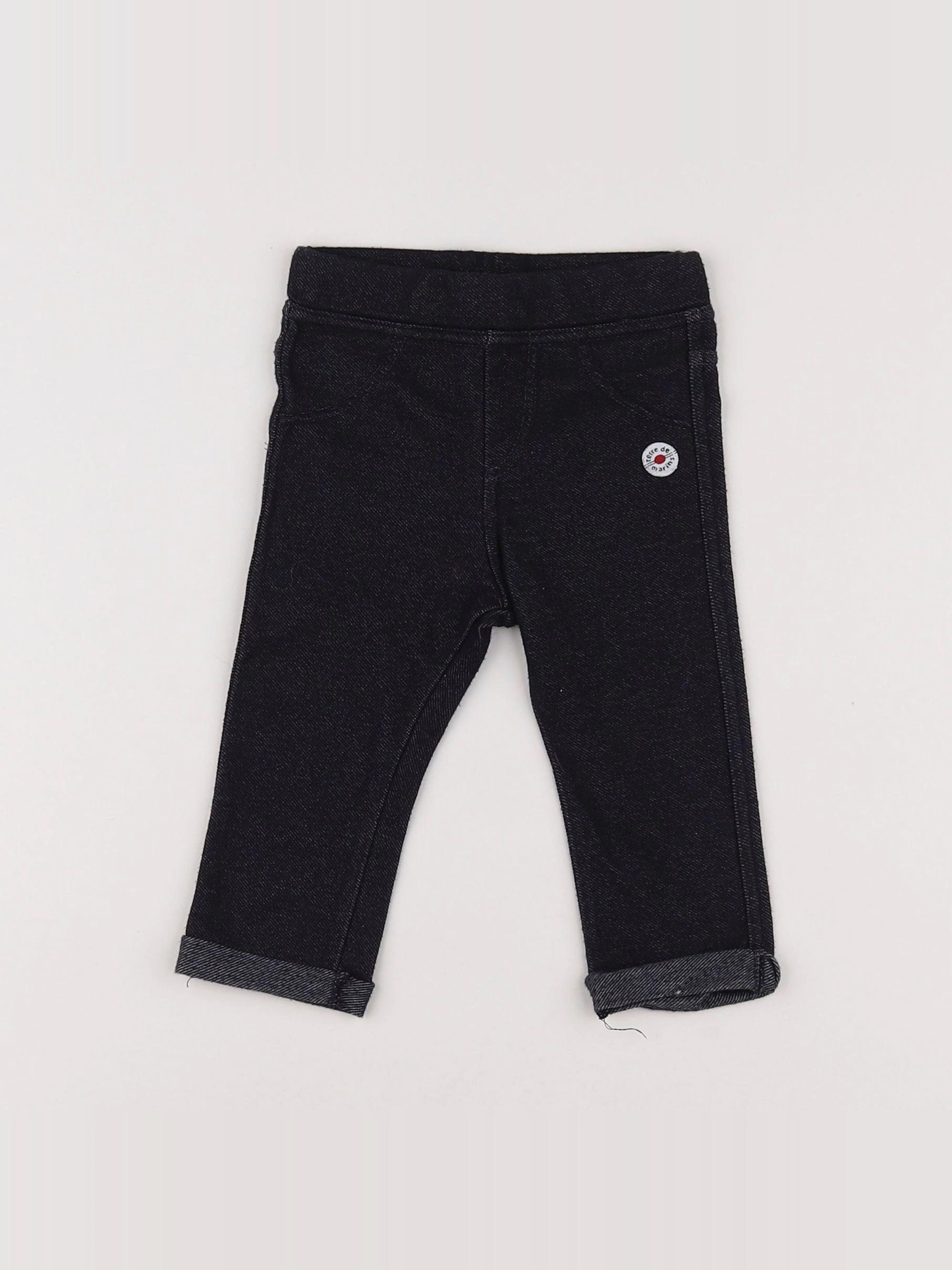 Terre de marins - legging bleu - 6 mois