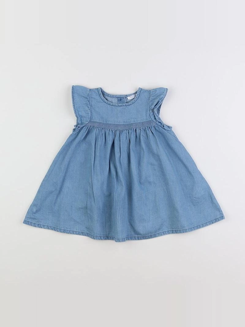 Boutchou - robe bleu - 9 mois