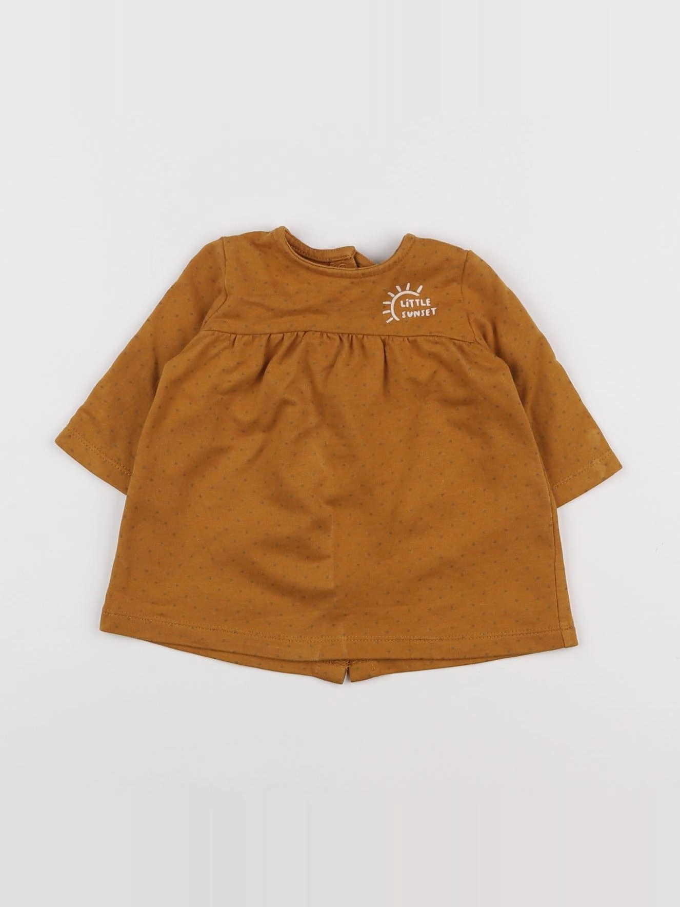 Vertbaudet - robe marron - 3 mois