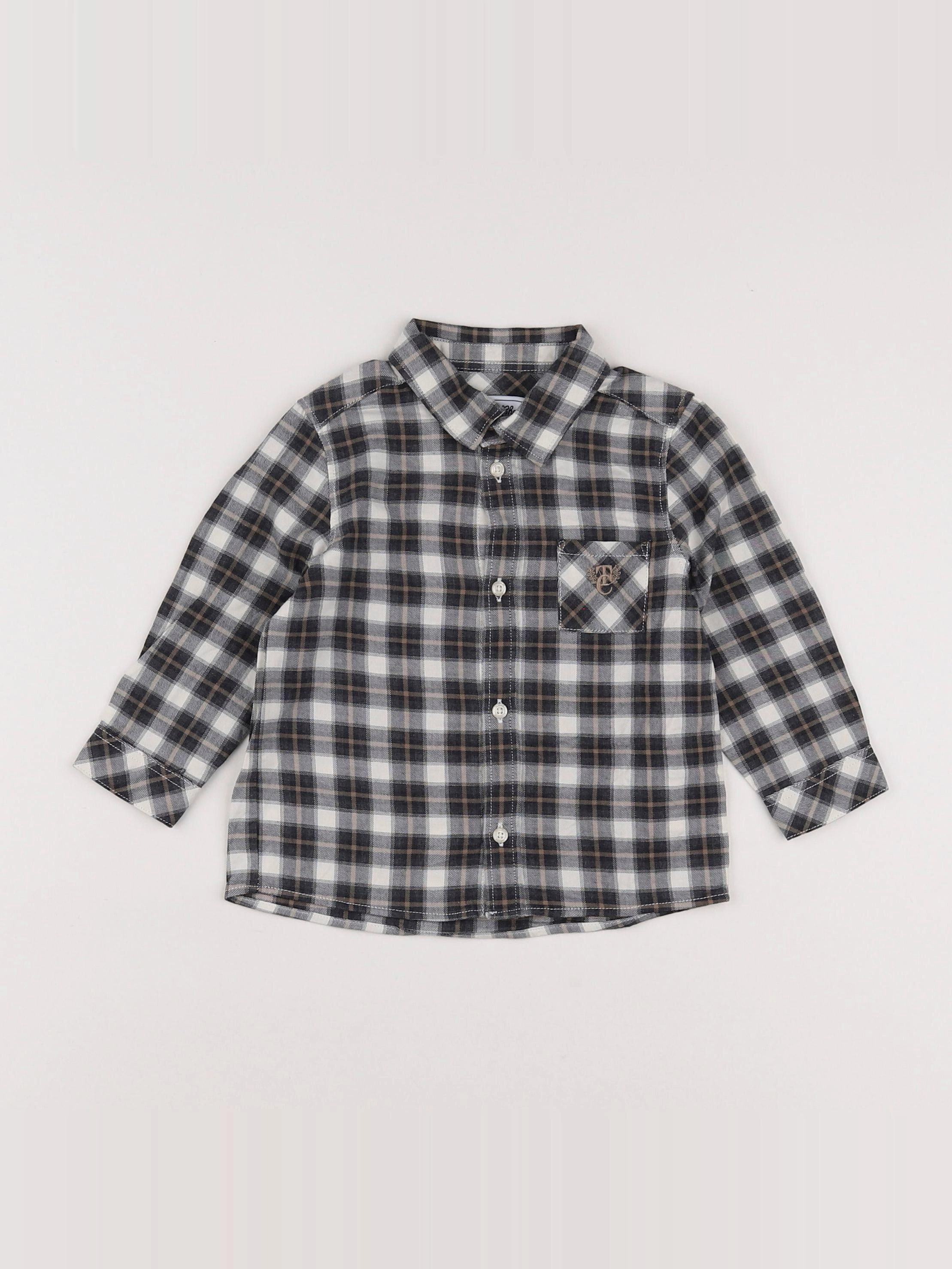 Tartine & Chocolat - chemise multicolore - 18 mois