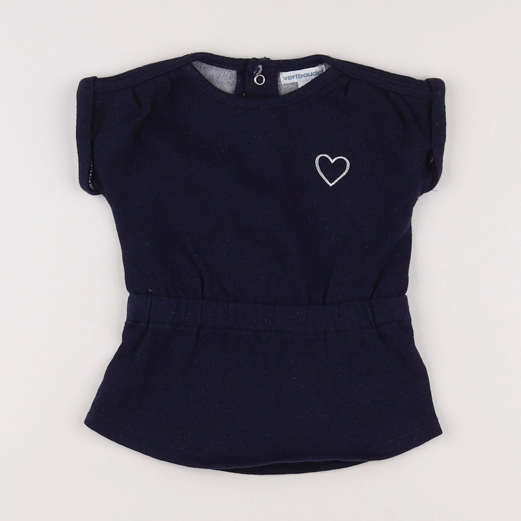 Vertbaudet - robe bleu - 9 mois