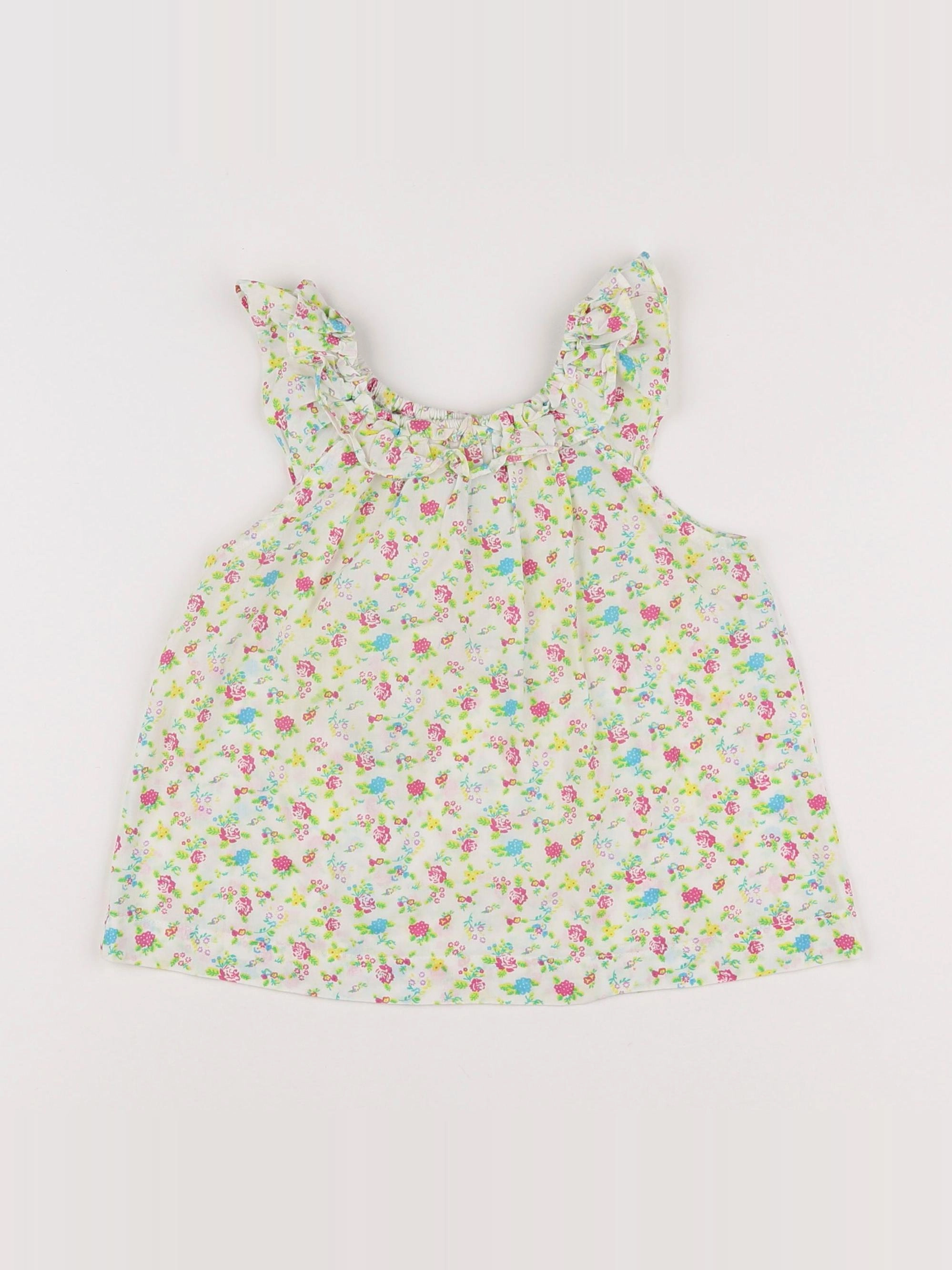 Benetton - blouse multicolore - 18 mois