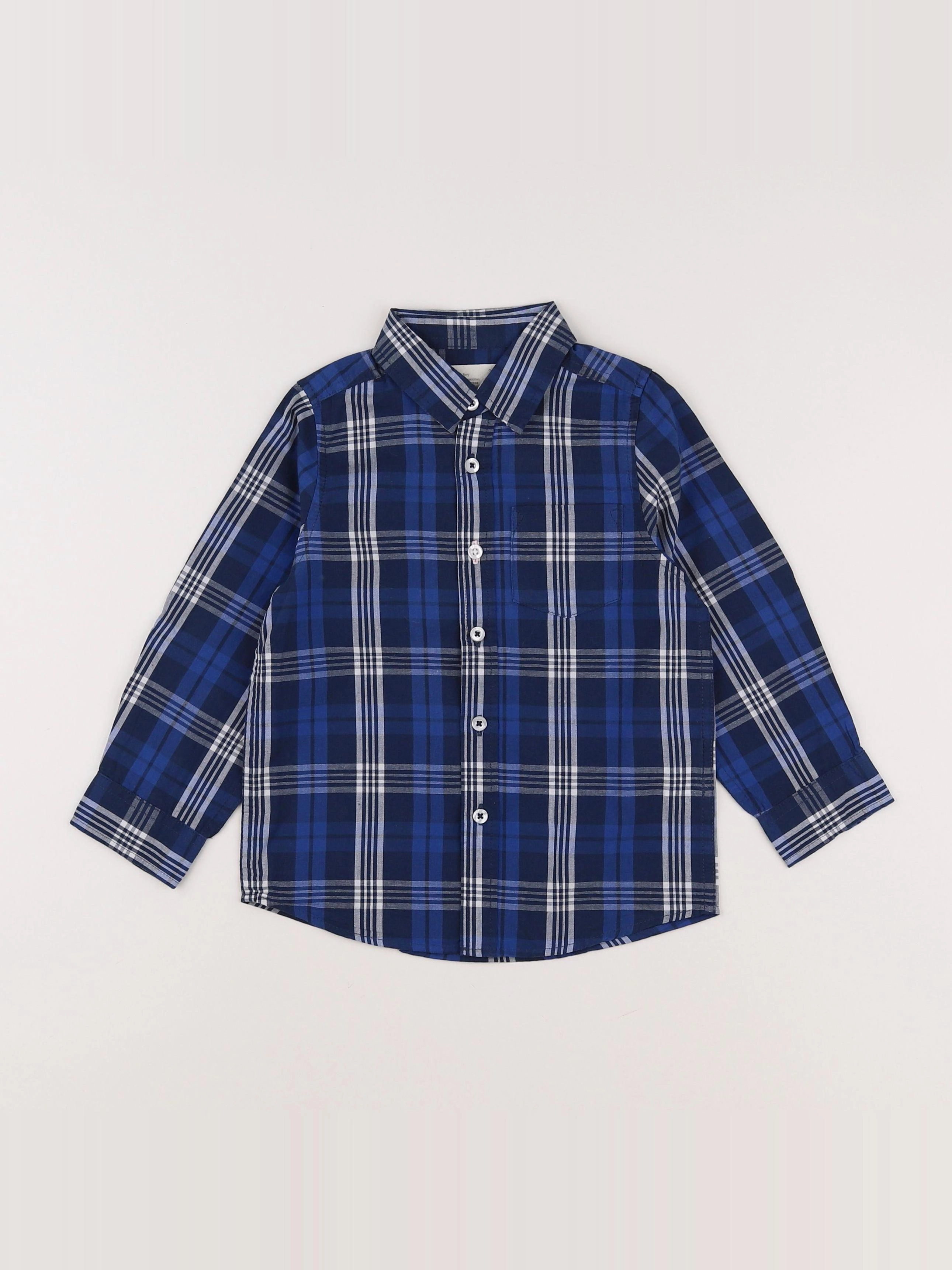 Zippy - chemise blanc, bleu - 3/4 ans