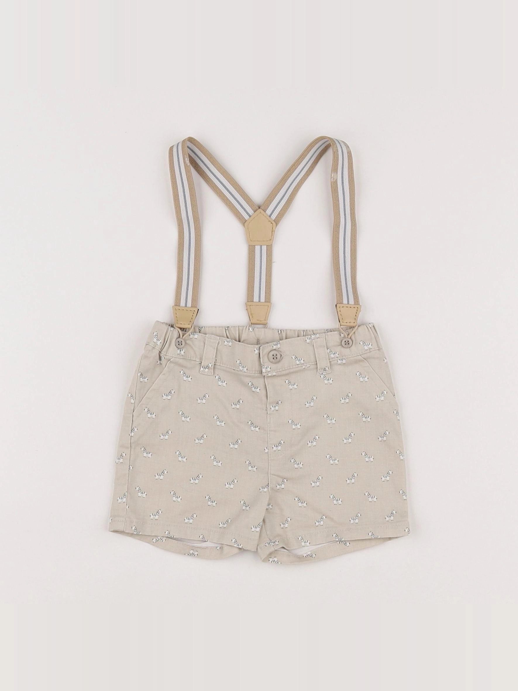 Mayoral - short beige - 3/6 mois
