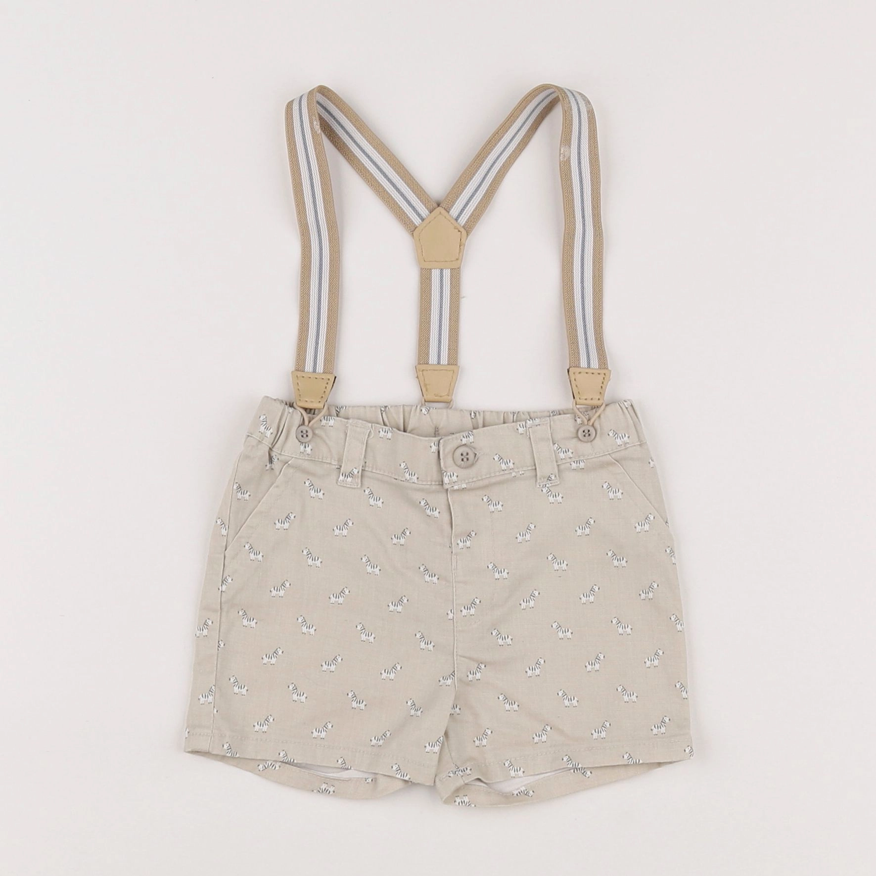 Mayoral - short beige - 3/6 mois