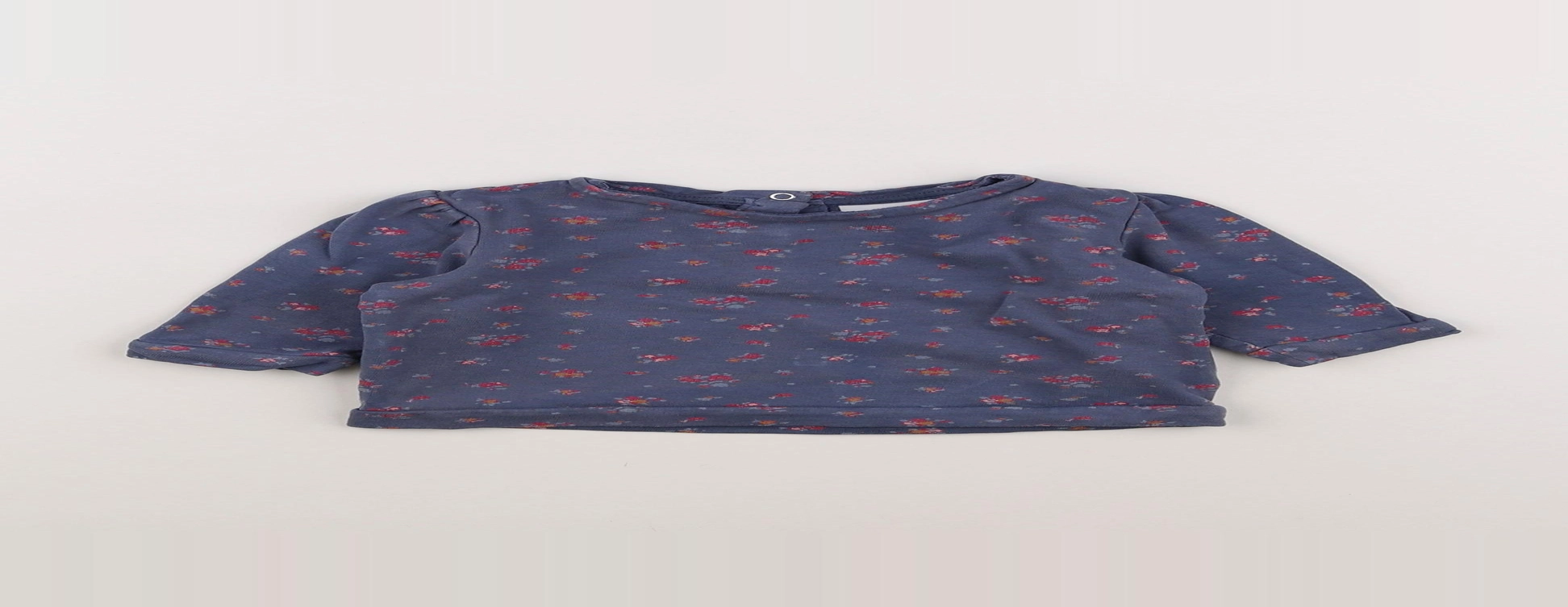 Vertbaudet - sweat bleu - 6 mois