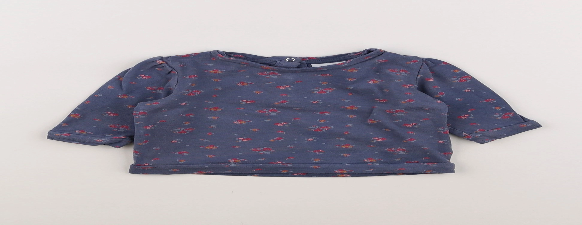 Vertbaudet - sweat bleu - 6 mois