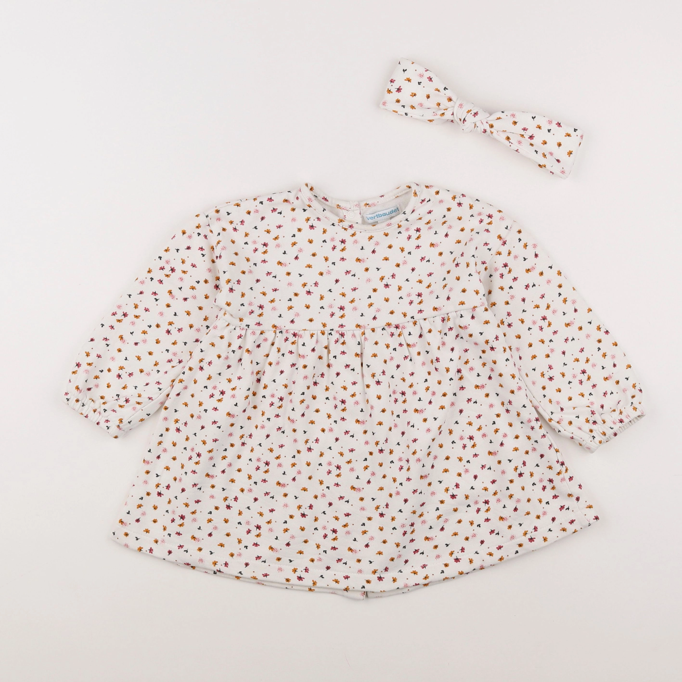 Vertbaudet - robe blanc - 2 ans