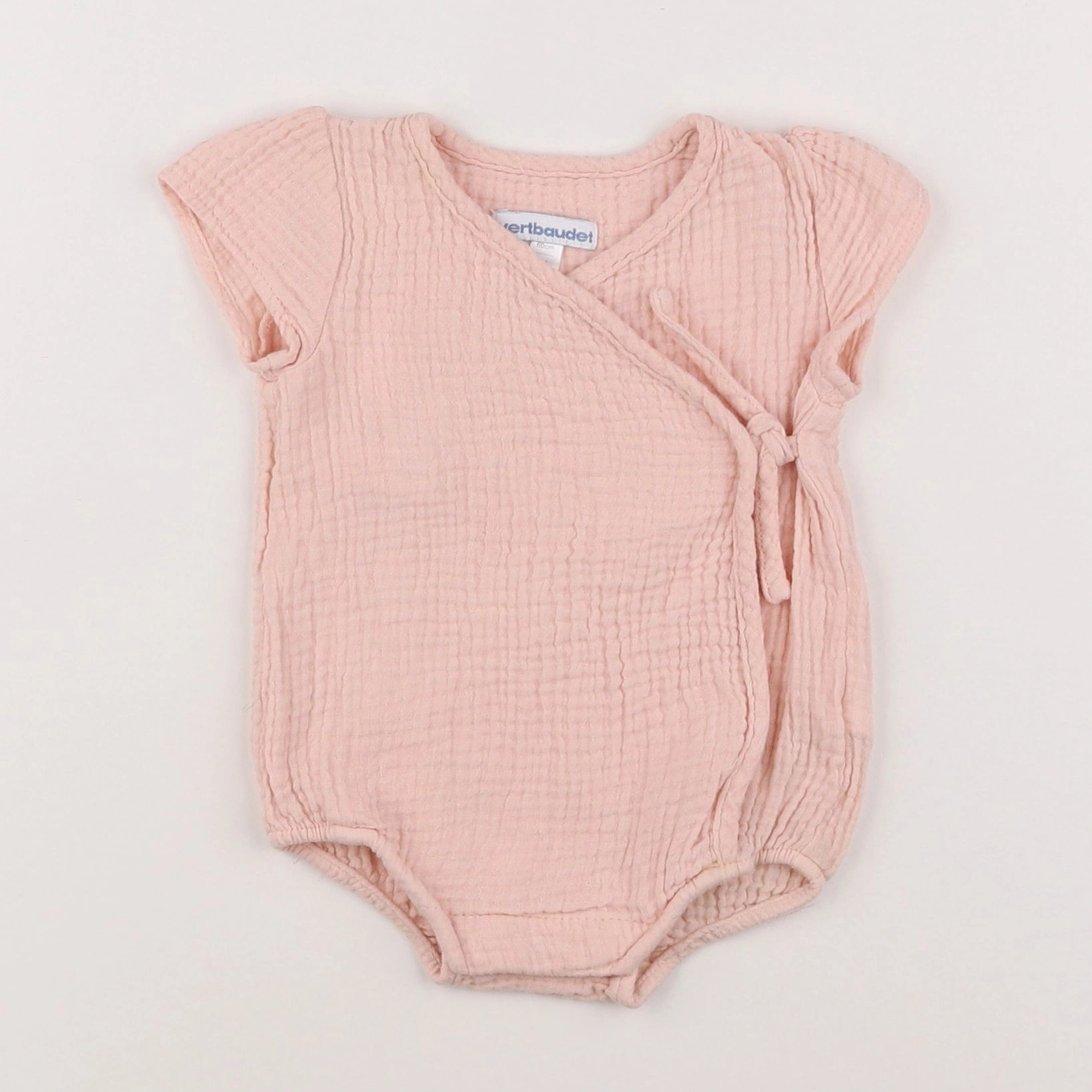 Vertbaudet - combinaison rose - 3 mois