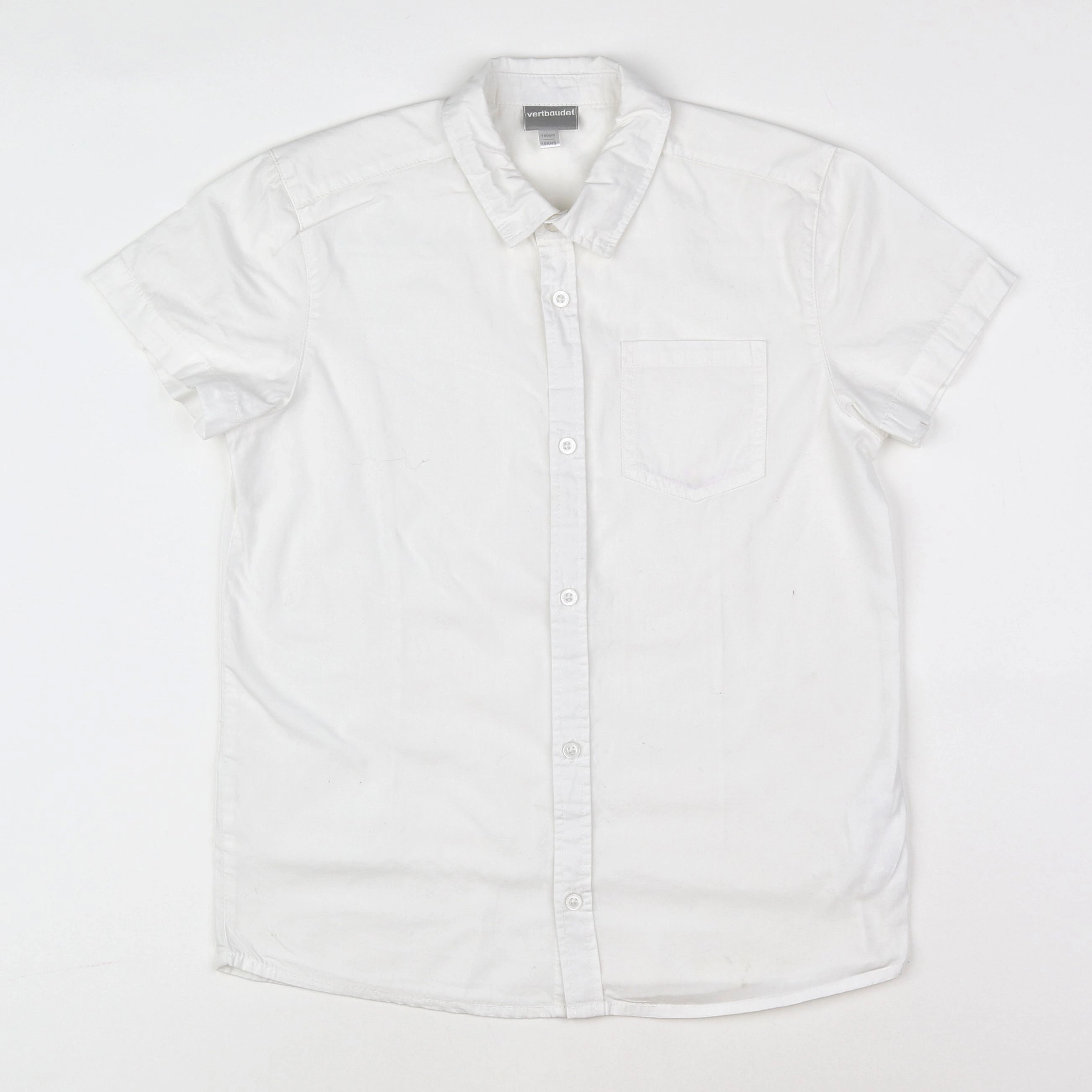 Vertbaudet - chemise blanc - 10 ans