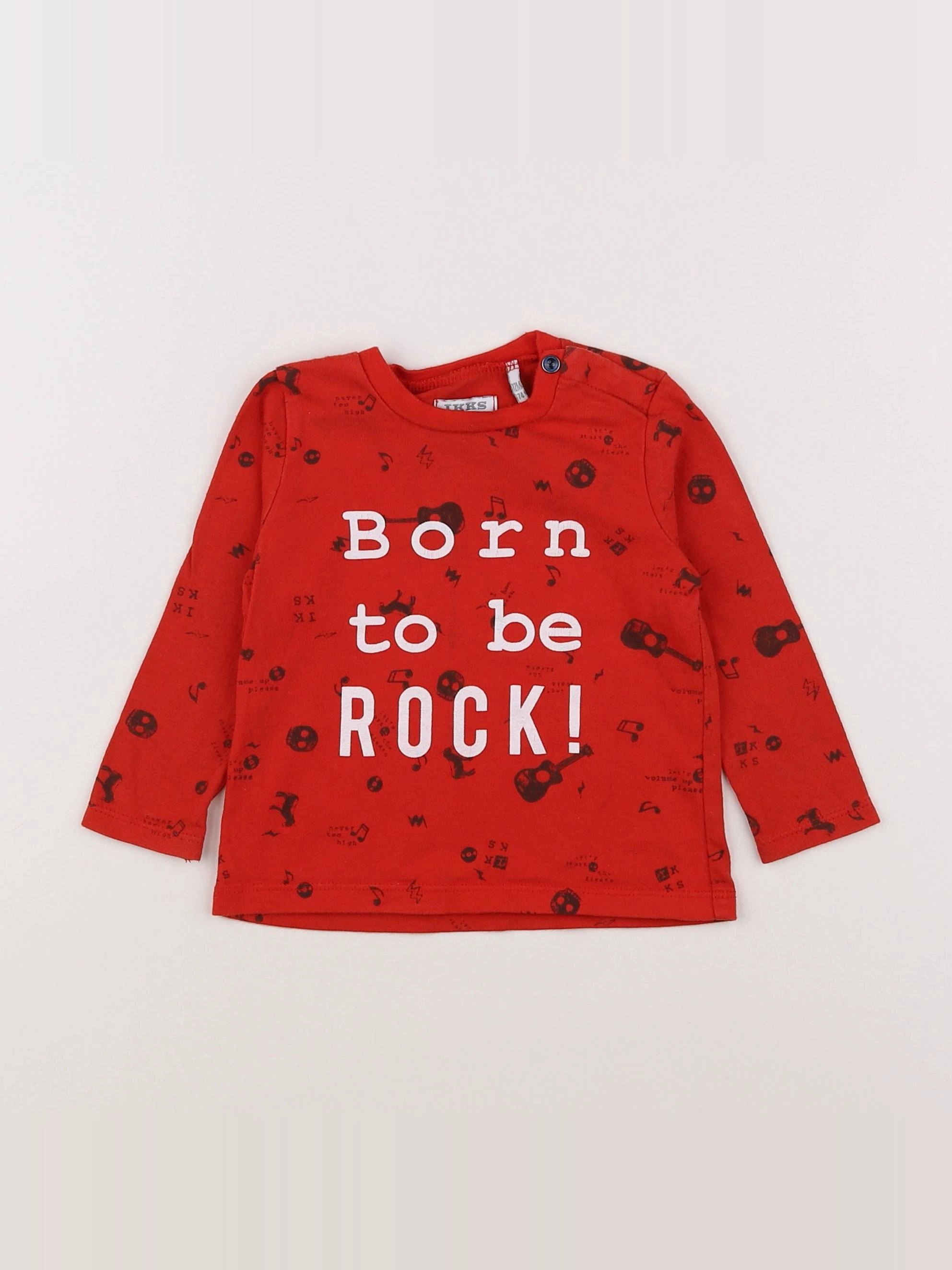 IKKS - tee-shirt rouge - 12 mois