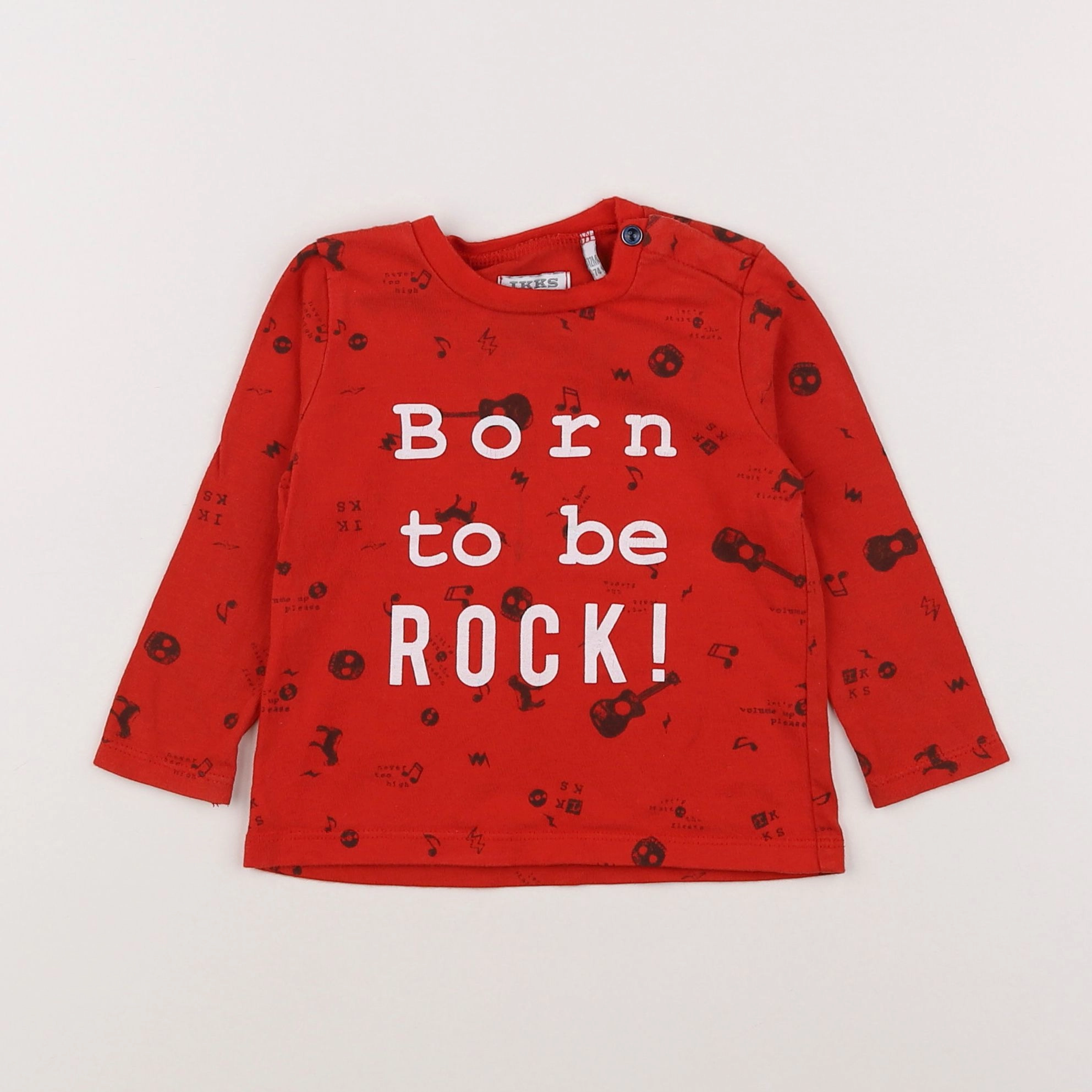 IKKS - tee-shirt rouge - 12 mois