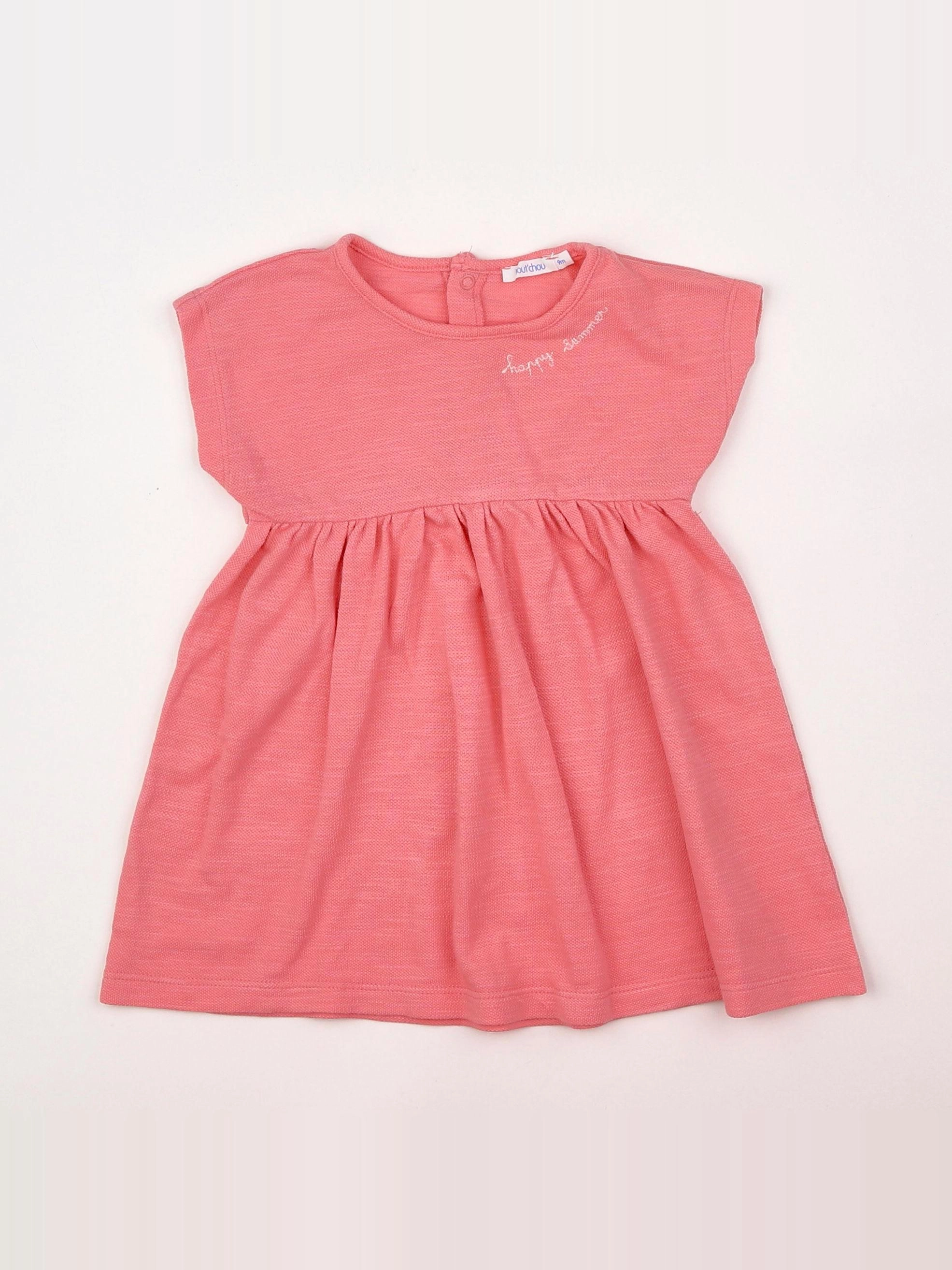 Boutchou - robe rose - 9 mois