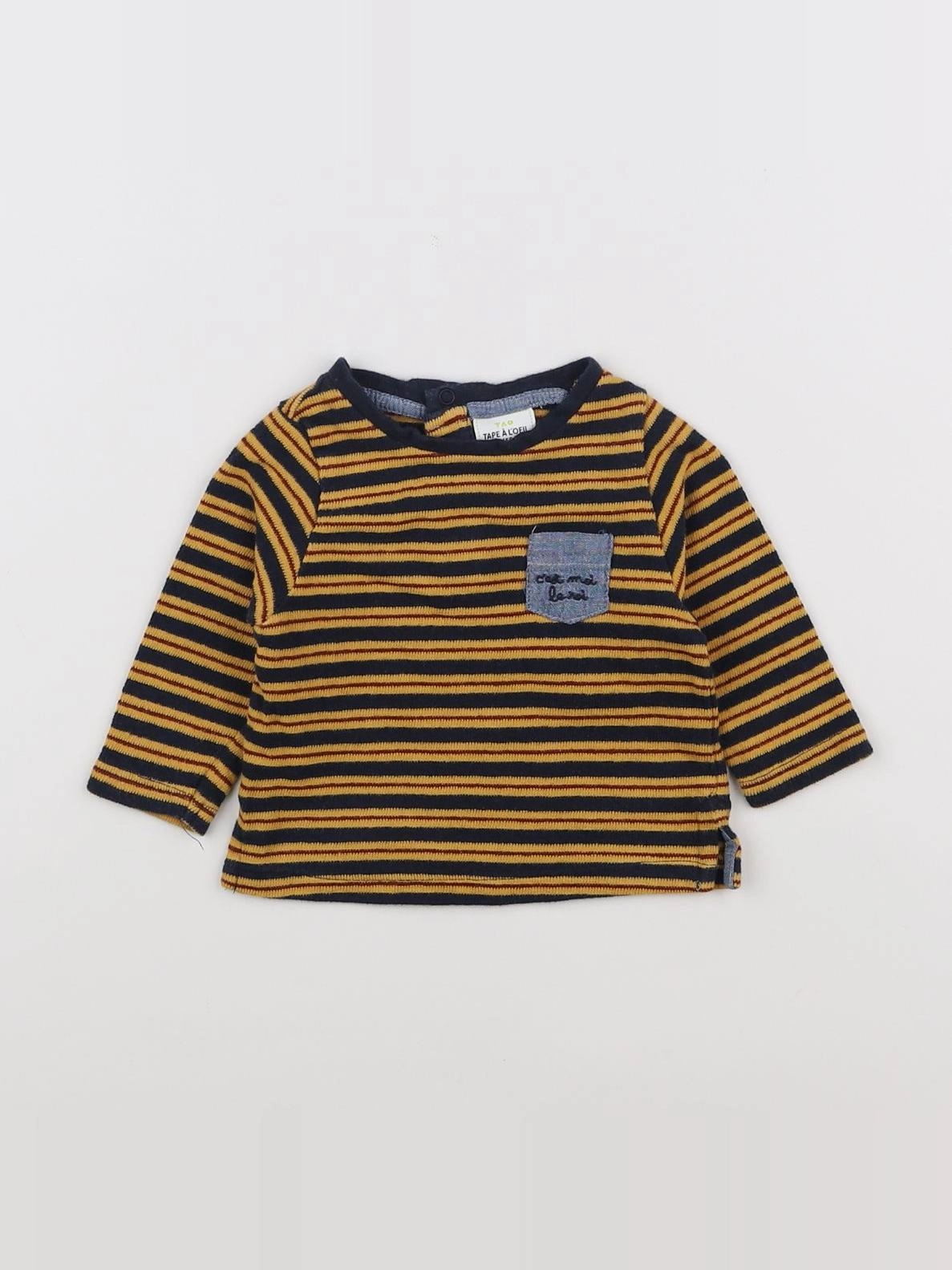 Tape à l'oeil - tee-shirt jaune - 3 mois