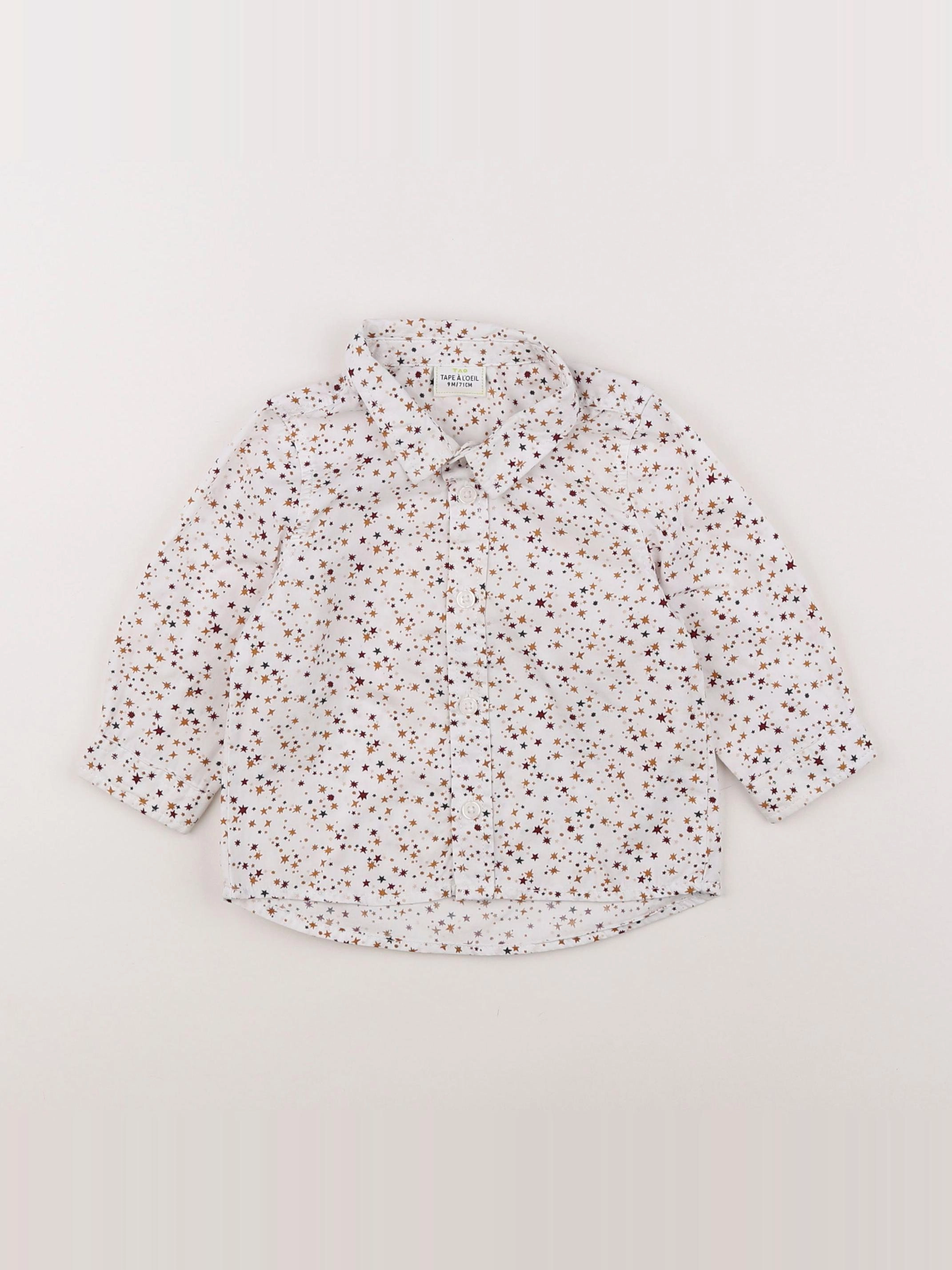 Tape à l'oeil - chemise blanc - 9 mois