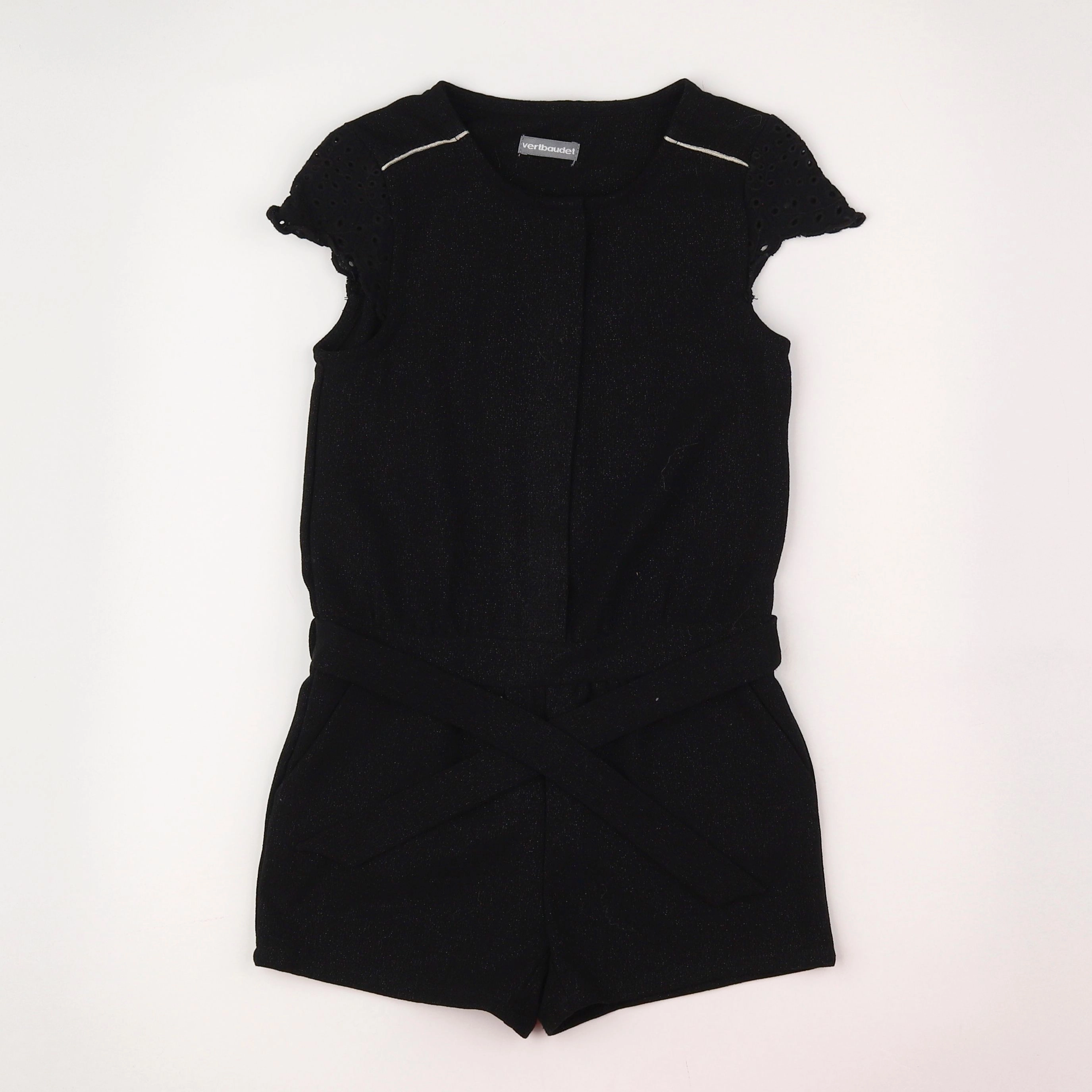 Vertbaudet - combinaison noir, or - 6 ans