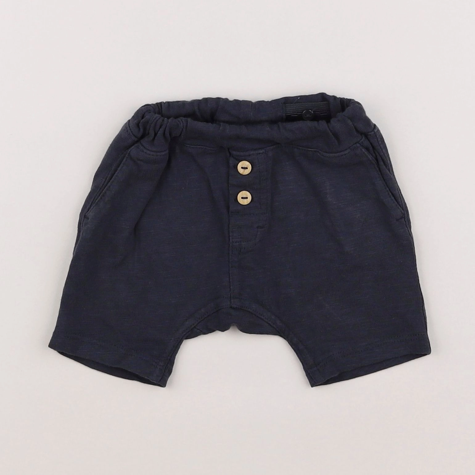 H&M - short bleu - 3 mois