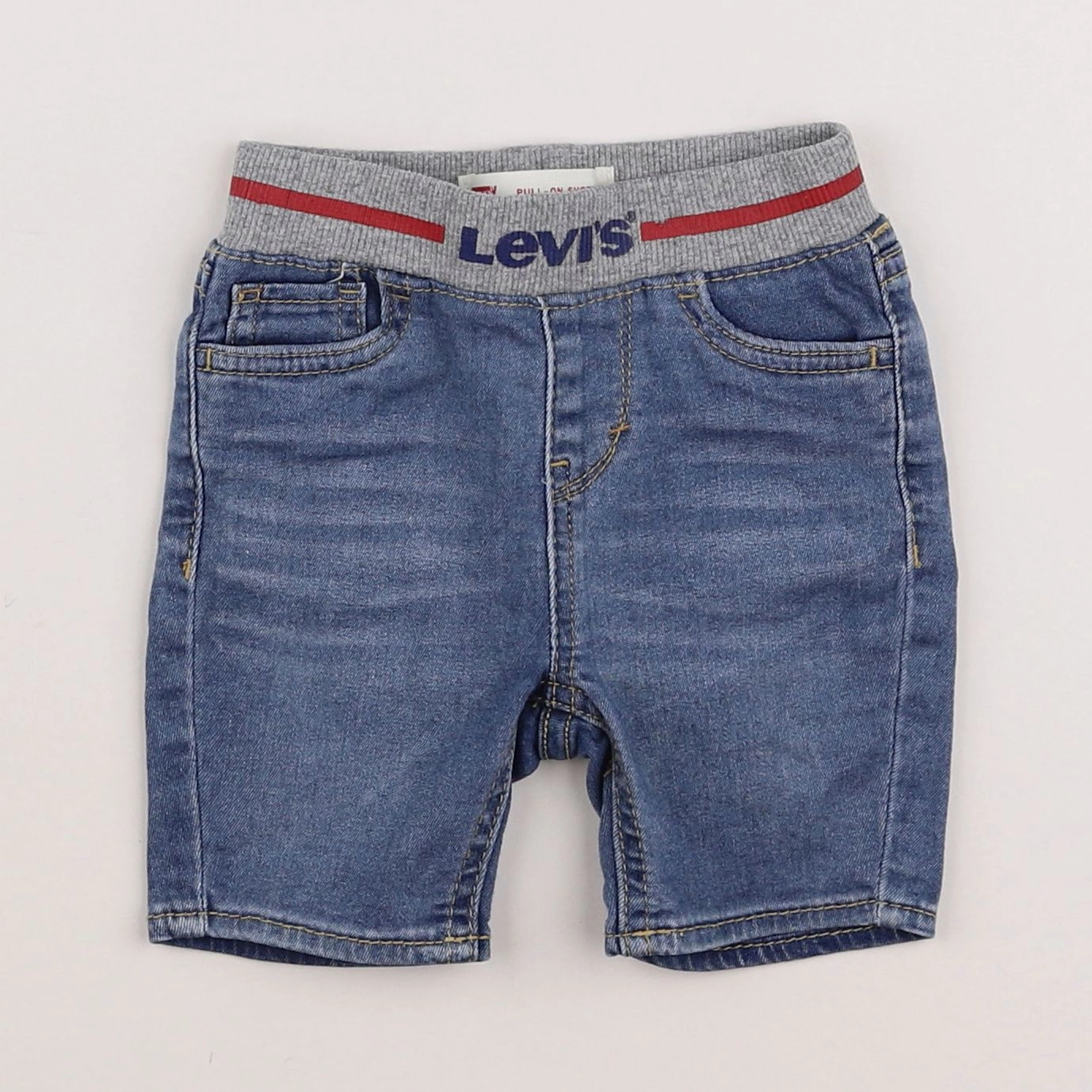 Levi's - short bleu - 9 mois