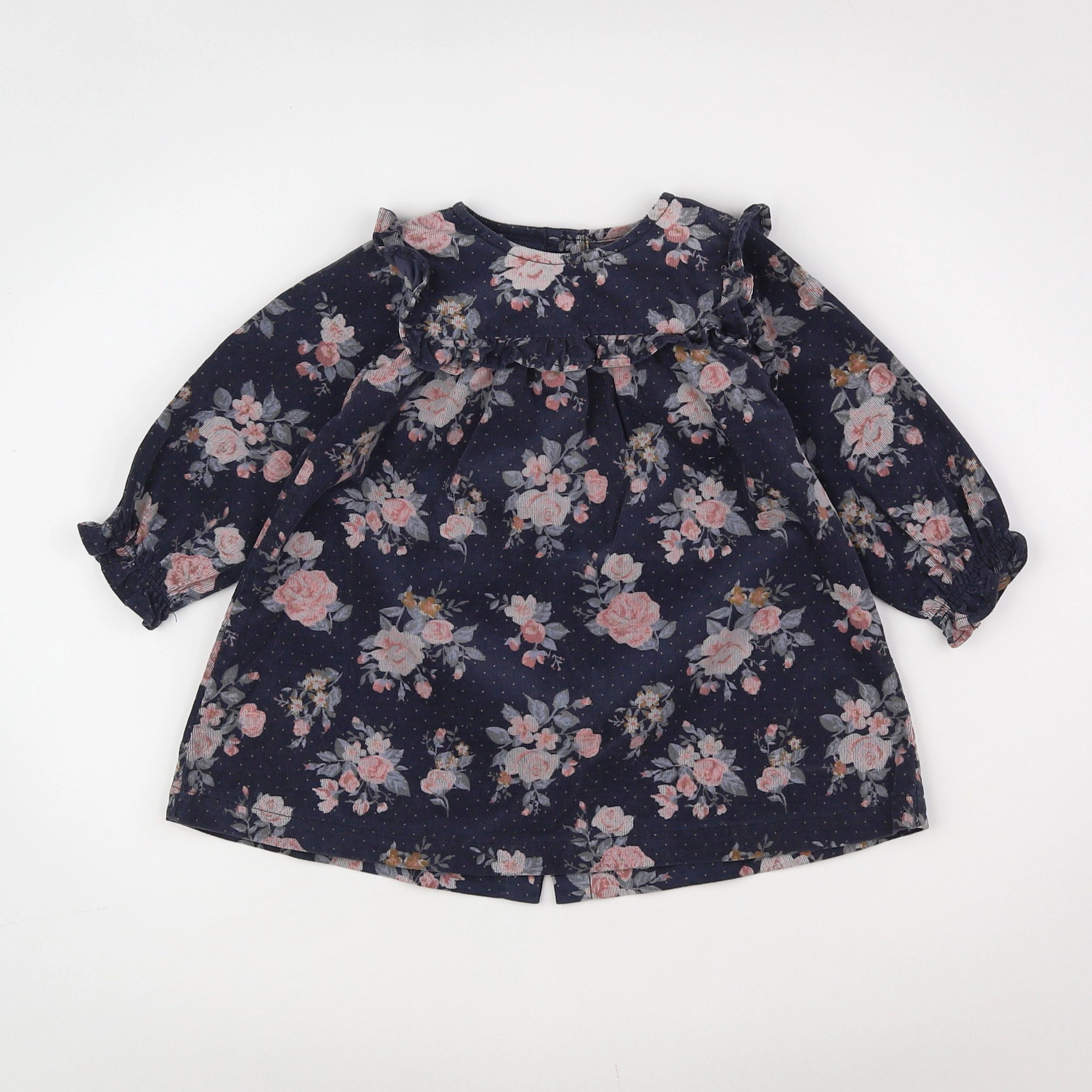 Vertbaudet - robe multicolore - 6 mois