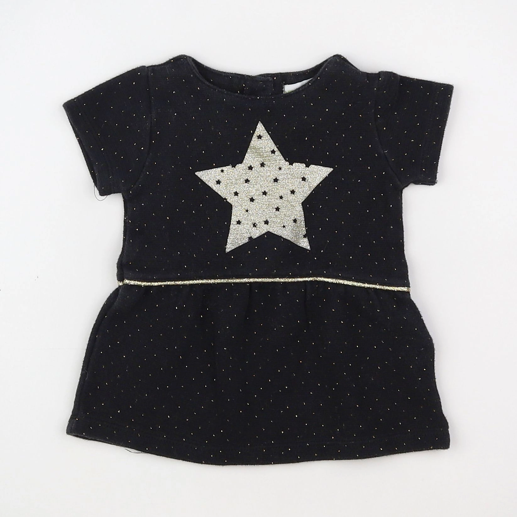 Vertbaudet - robe noir - 3 mois