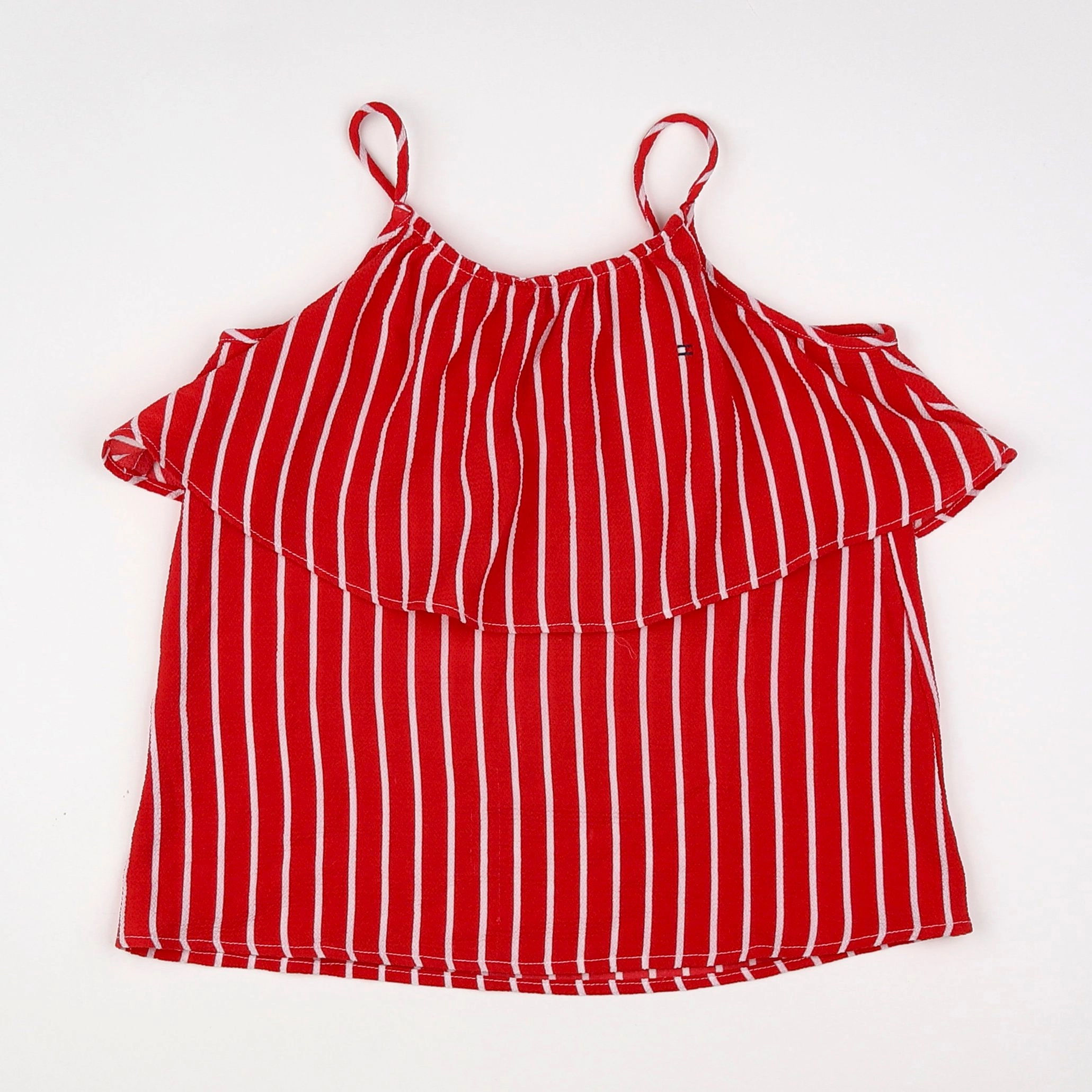 Tommy Hilfiger - blouse rouge - 6 ans