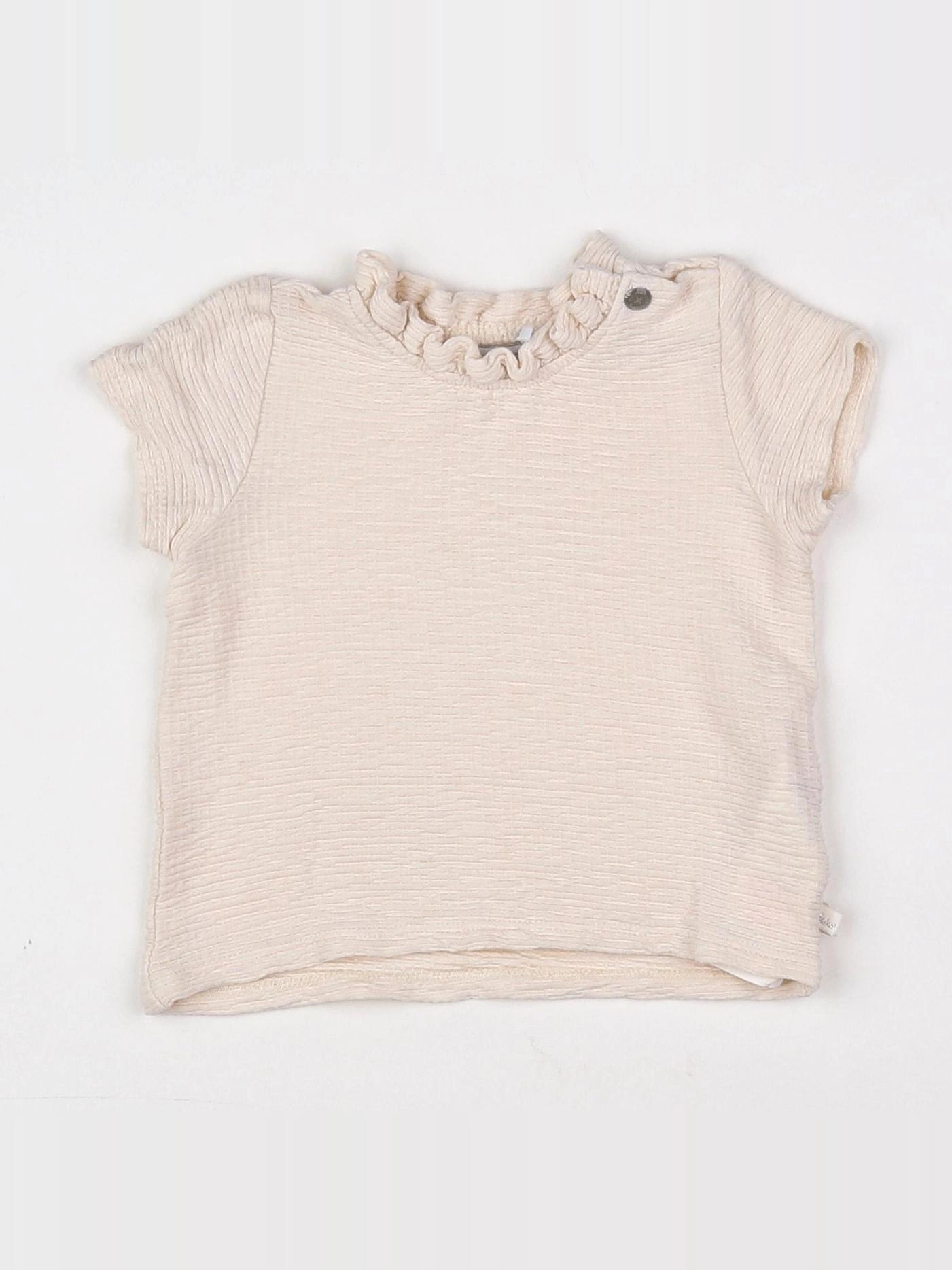 IKKS - tee-shirt beige - 6 mois