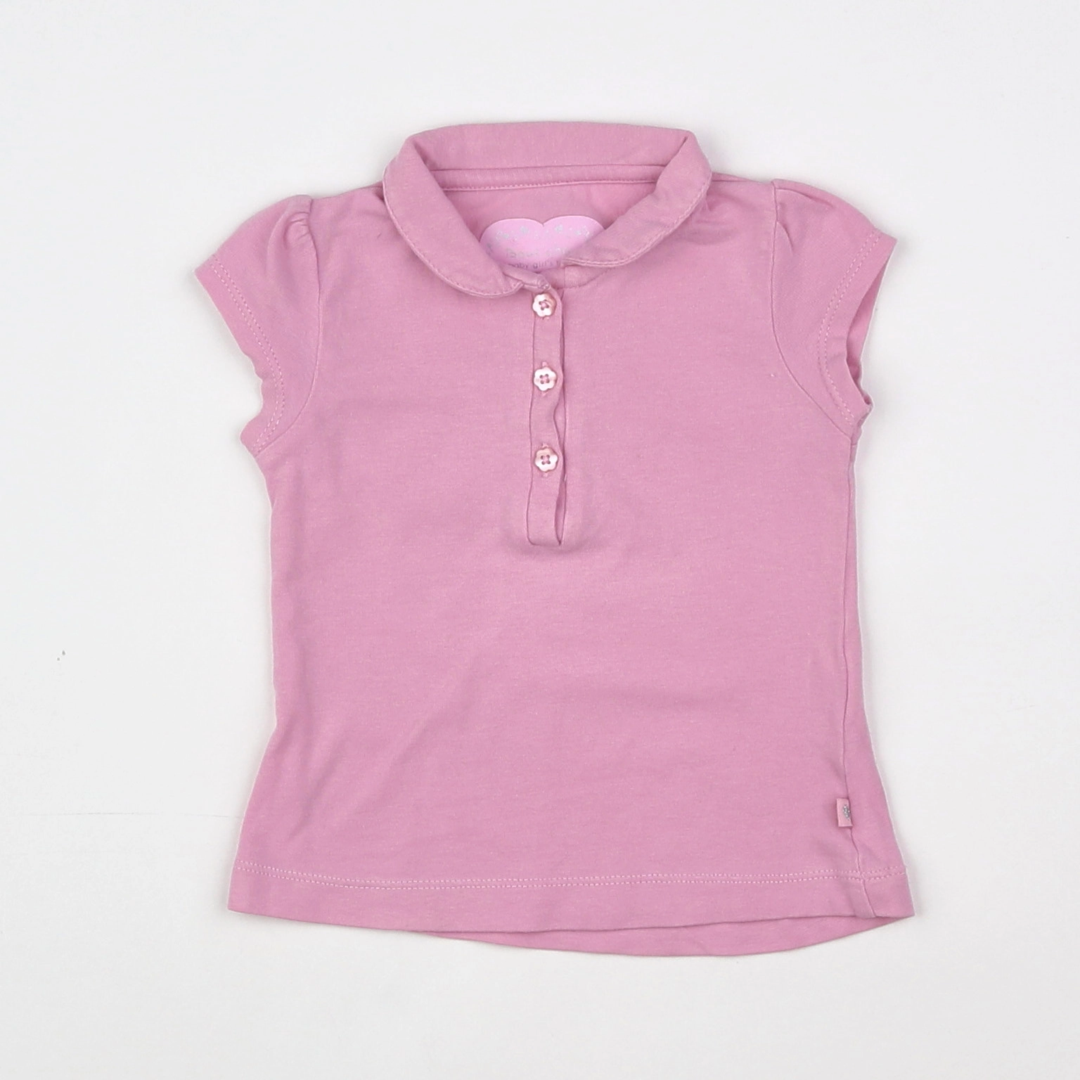 Boutchou - polo rose - 6 mois