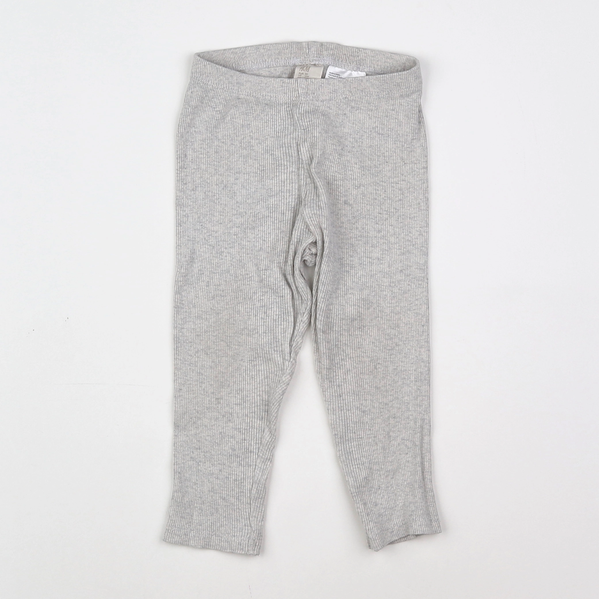 H&M - legging gris - 9/12 mois