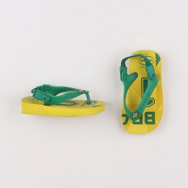 Havaianas - tongs jaune - pointure 19