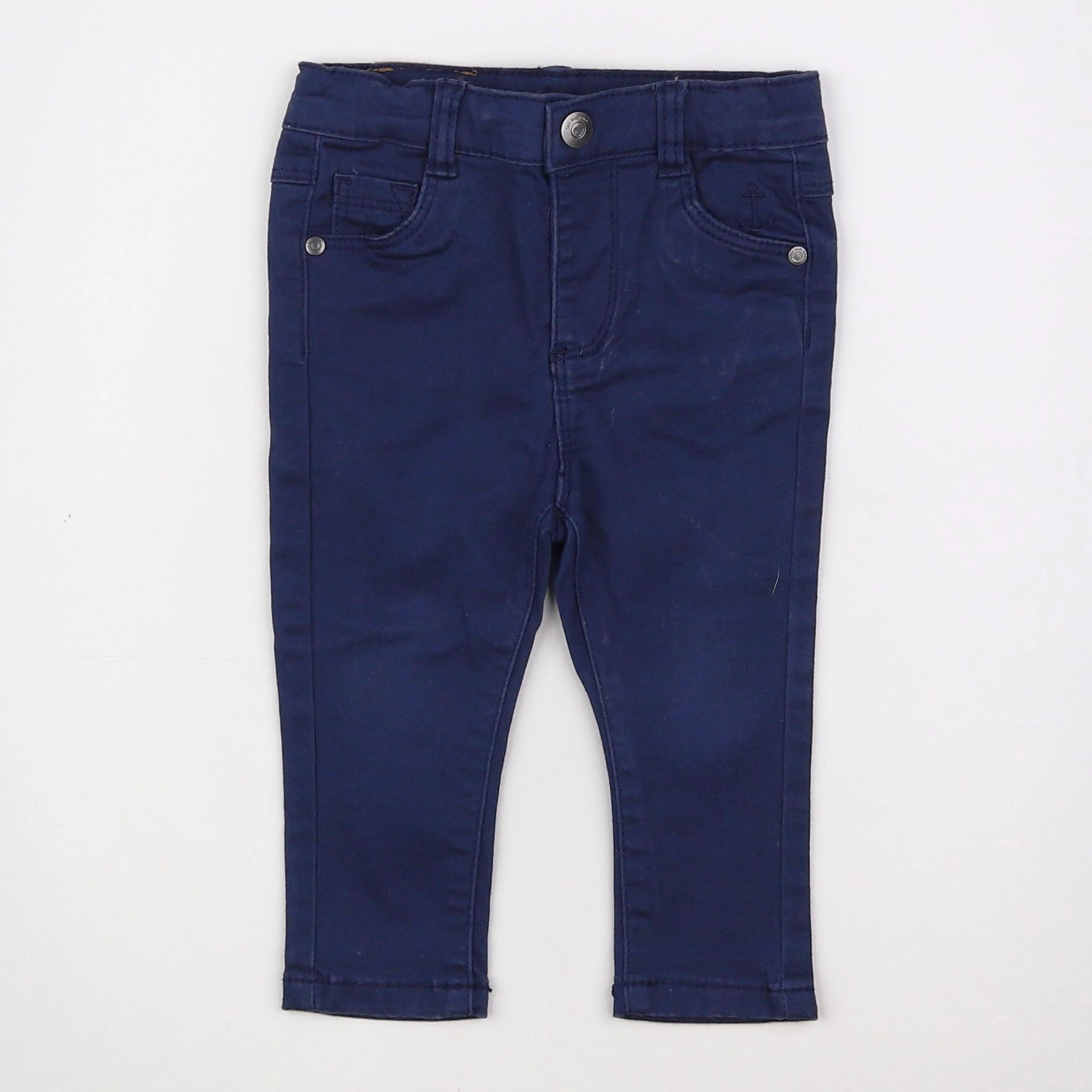 Tape à l'oeil - pantalon bleu - 12 mois