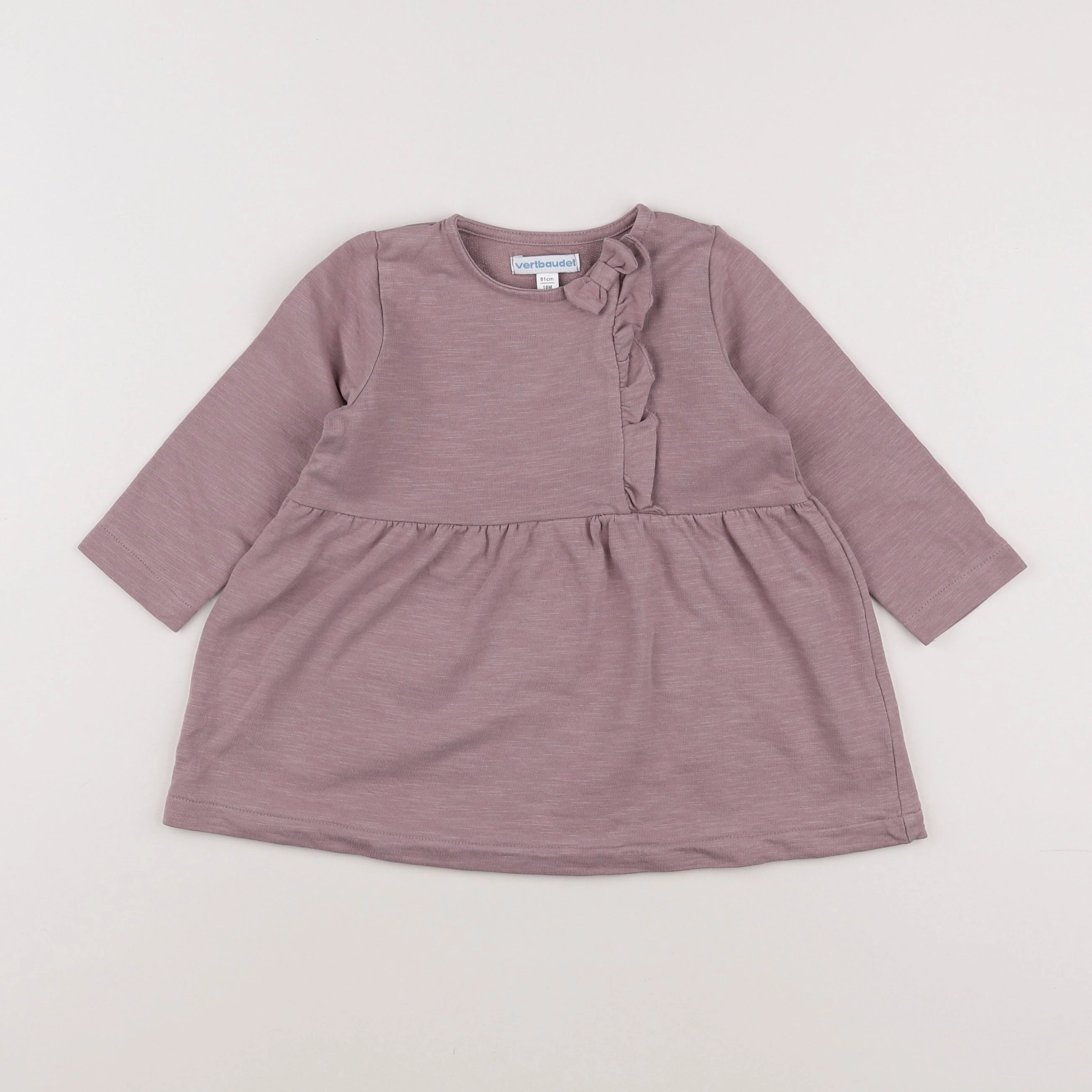 Vertbaudet - robe violet - 18 mois