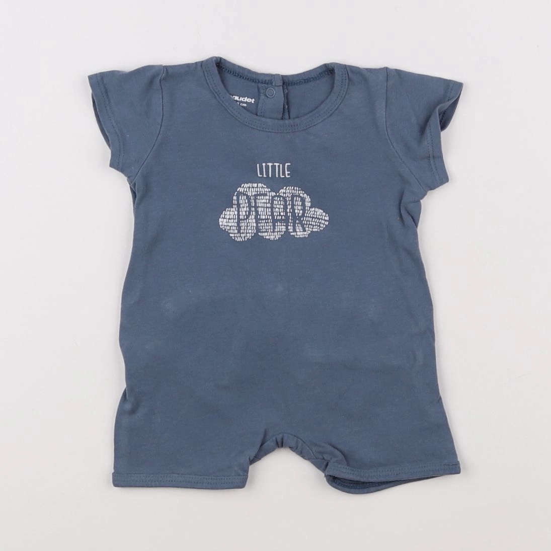Vertbaudet - pyjama coton bleu - 3 mois