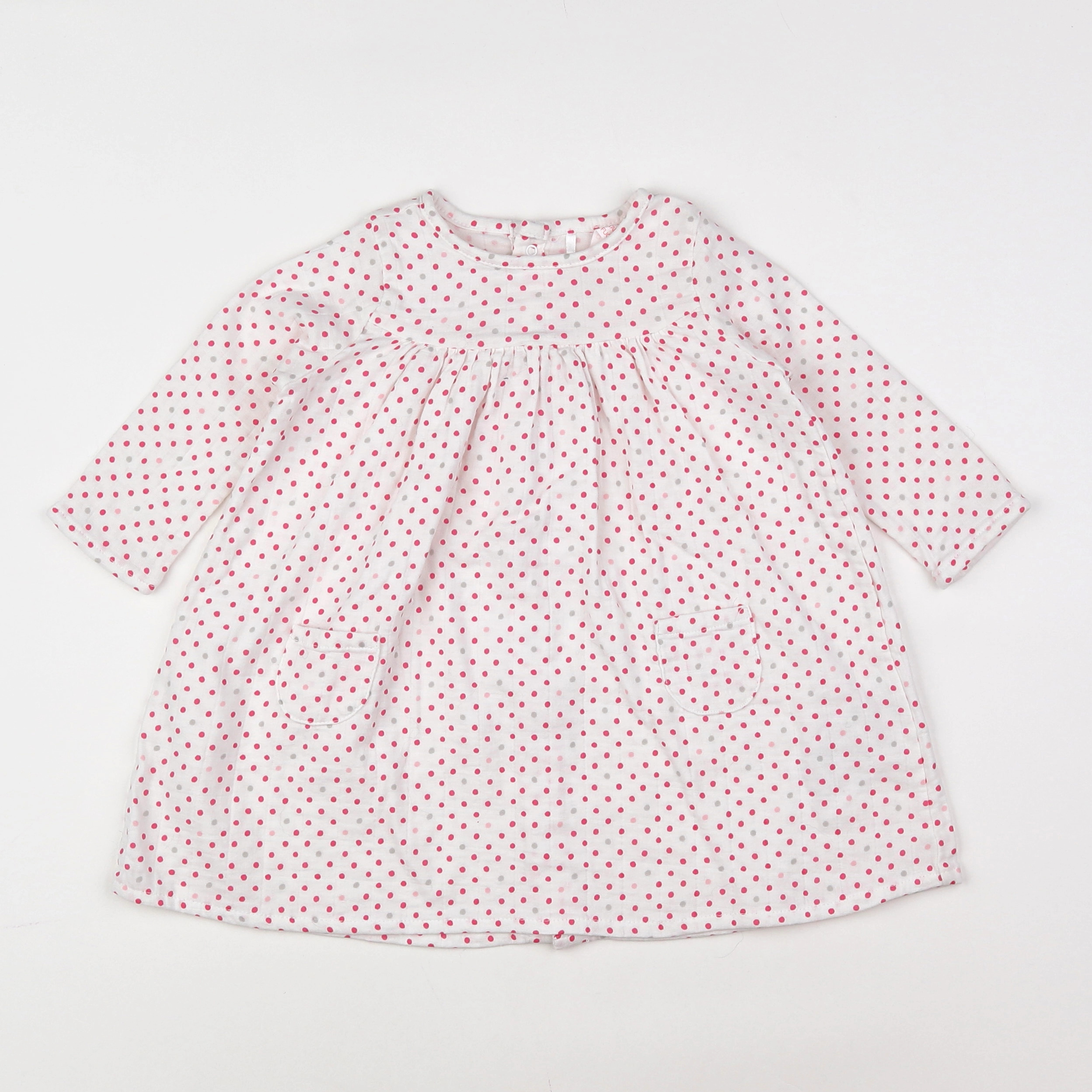 Aden + Anaïs - chemise de nuit coton blanc - 9/12 mois