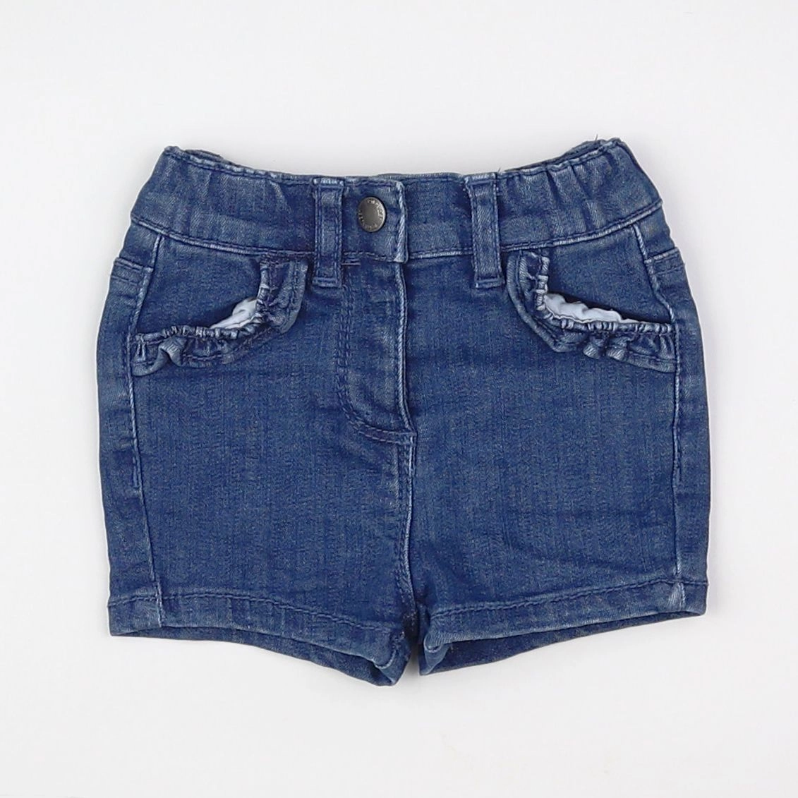 Vertbaudet - short bleu - 3 mois