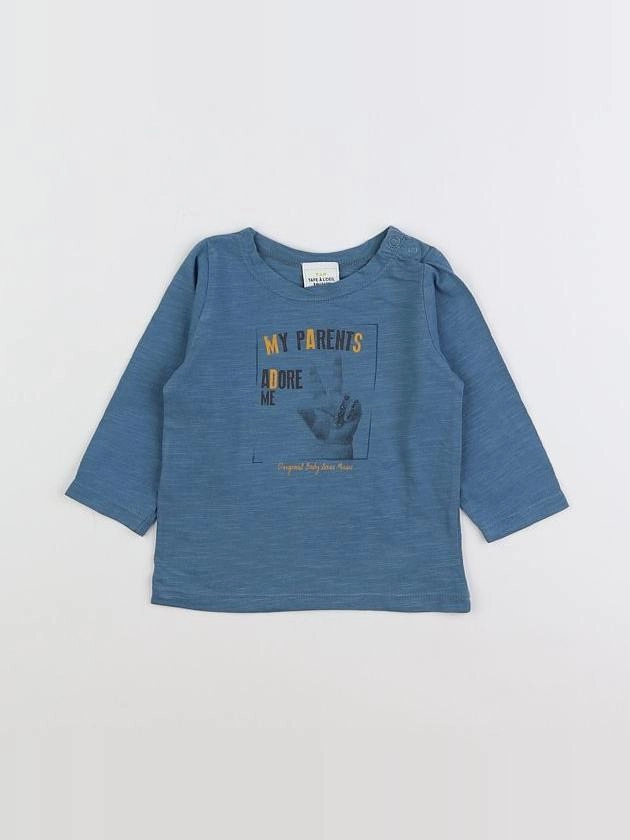 Tape à l'oeil - tee-shirt bleu - 9 mois