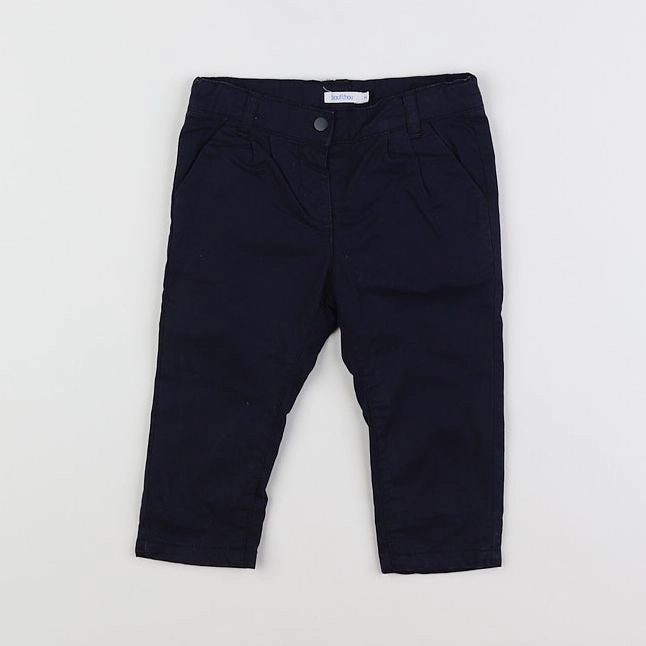 Boutchou - pantalon bleu - 9 mois