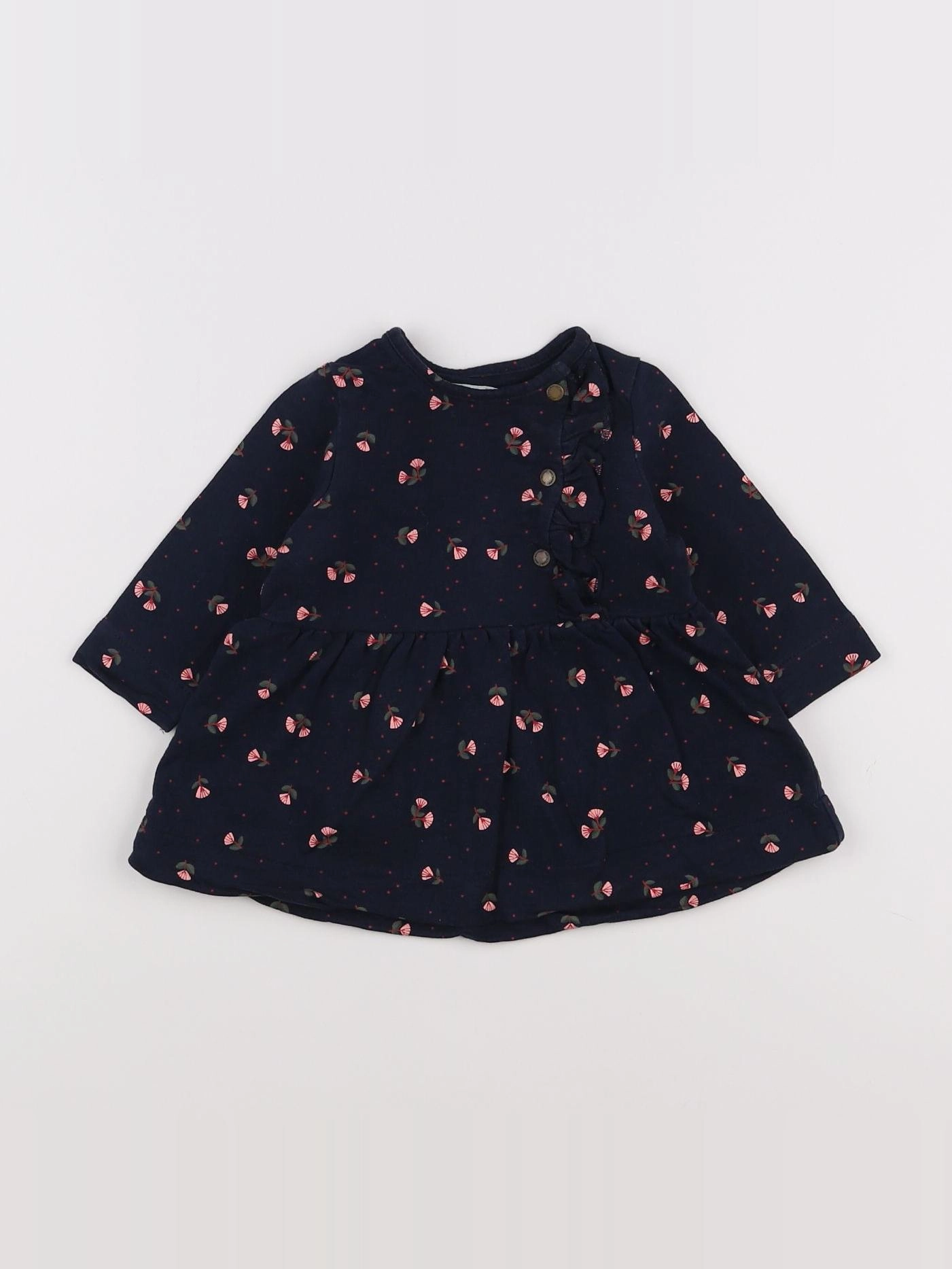 Vertbaudet - robe bleu - 6 mois