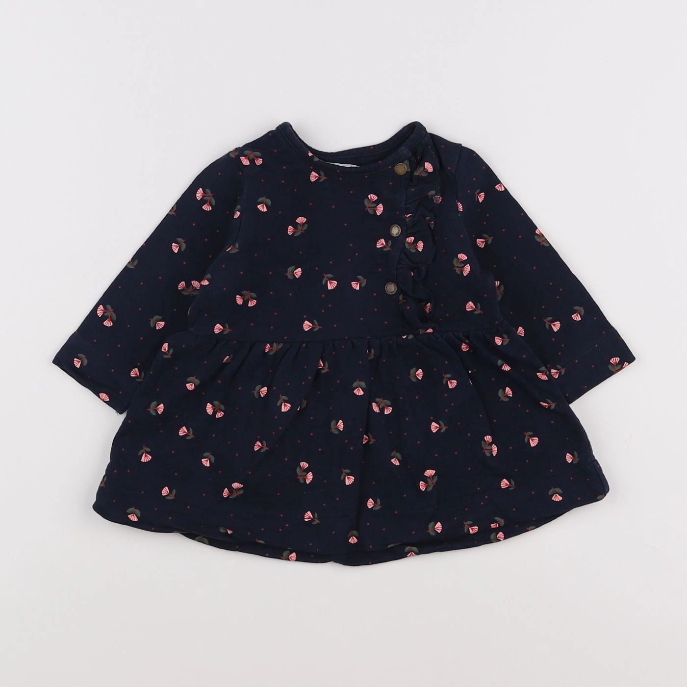 Vertbaudet - robe bleu - 6 mois