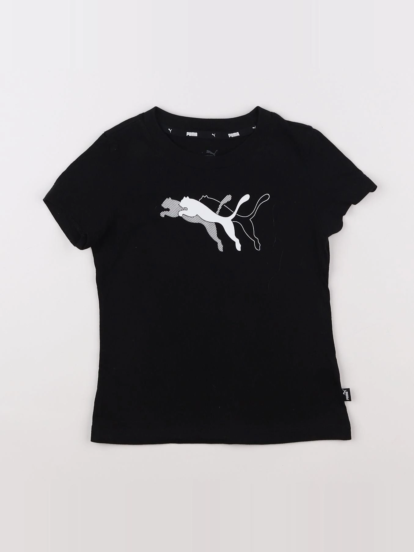 Puma - tee-shirt noir - 5/6 ans