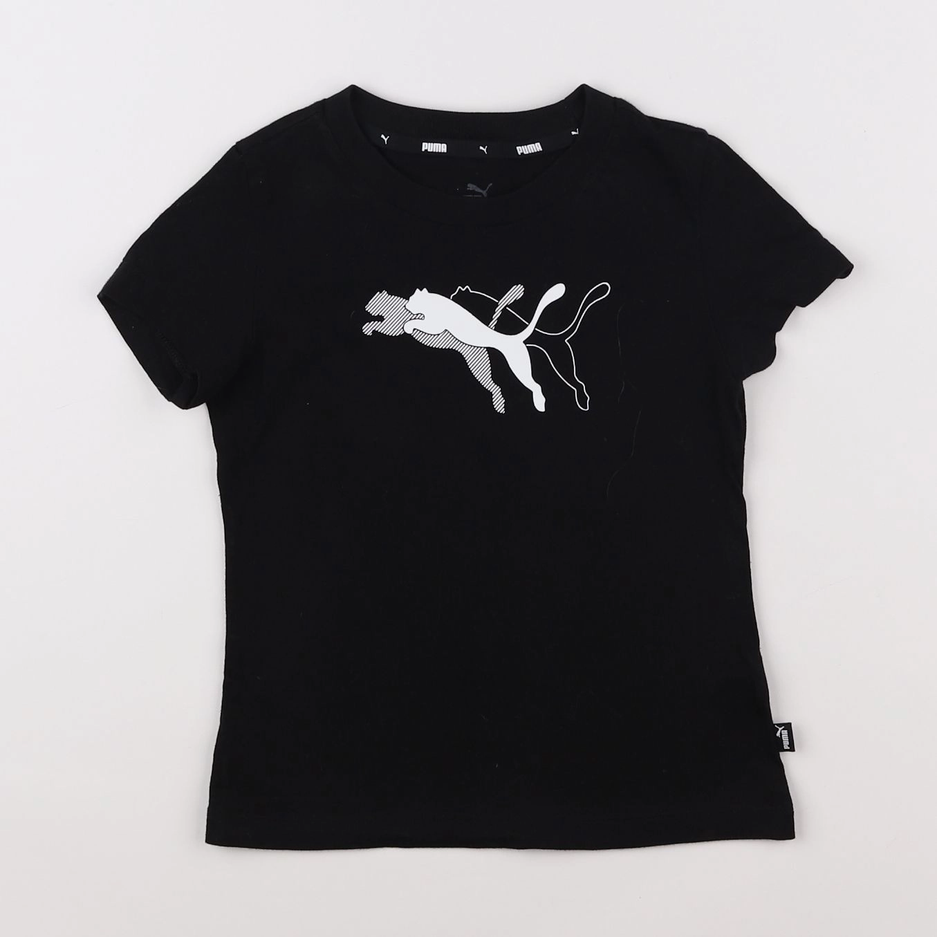 Puma - tee-shirt noir - 5/6 ans