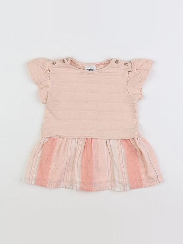 Tape à l'oeil - robe rose - 6 mois