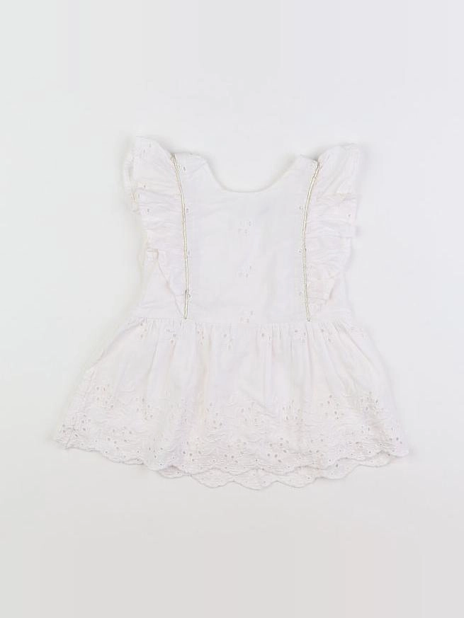 Tape à l'oeil - robe blanc - 6 mois