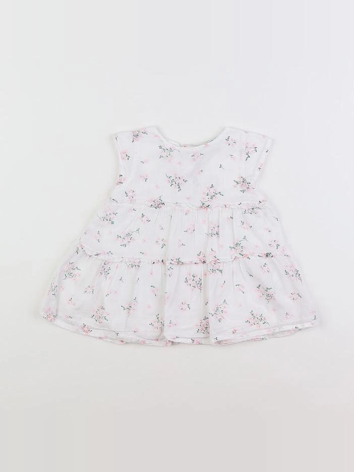 Tape à l'oeil - robe blanc - 6 mois