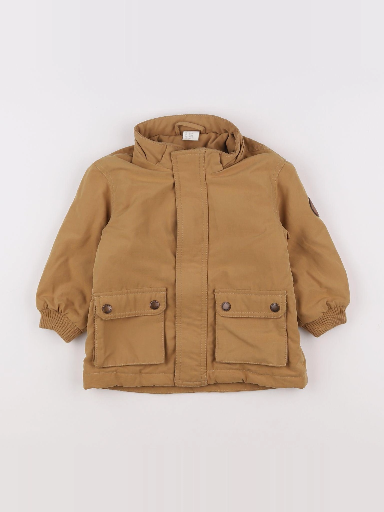 H&M - parka marron - 12 mois